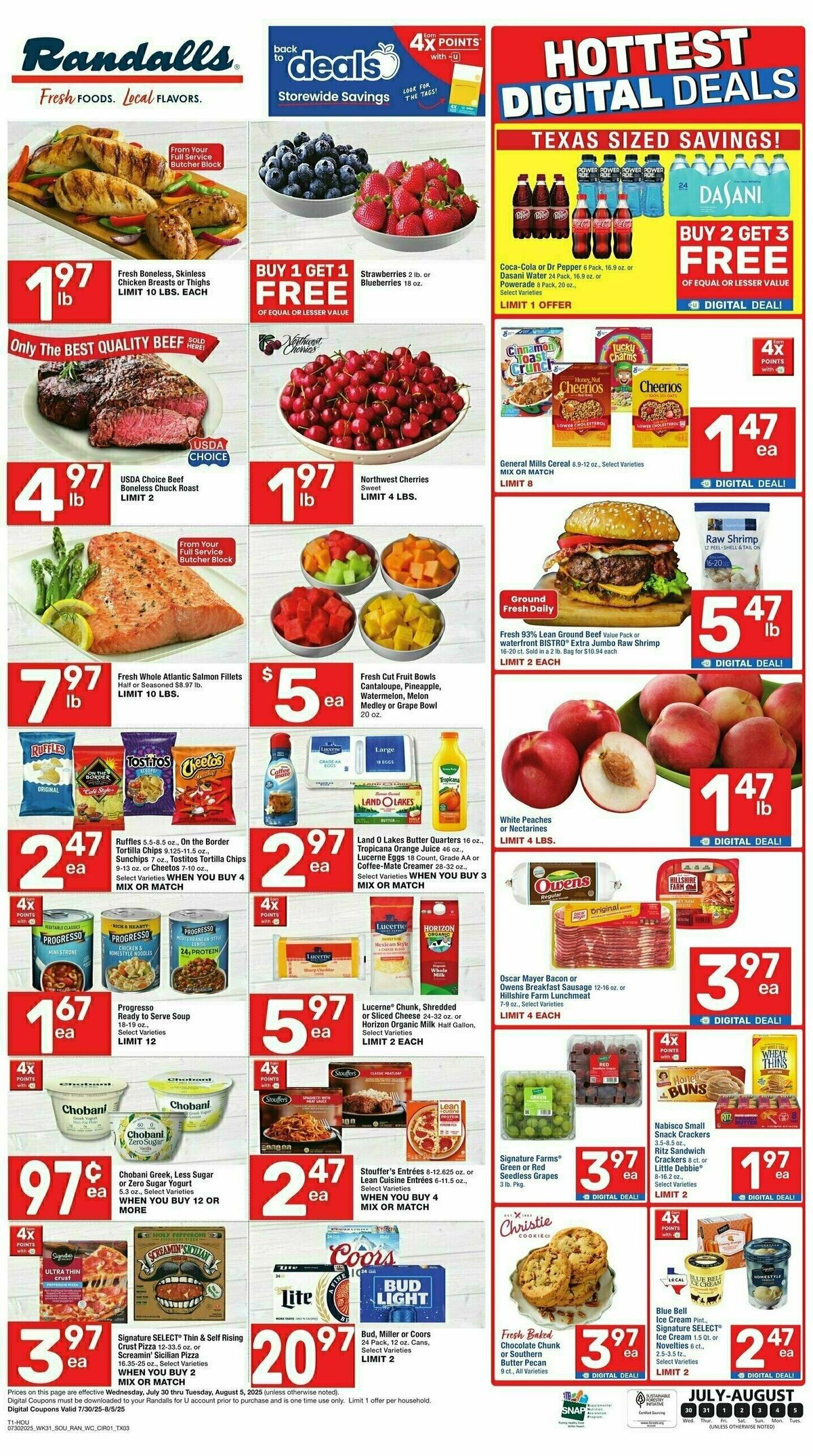Randalls Weekly Ad from July 30