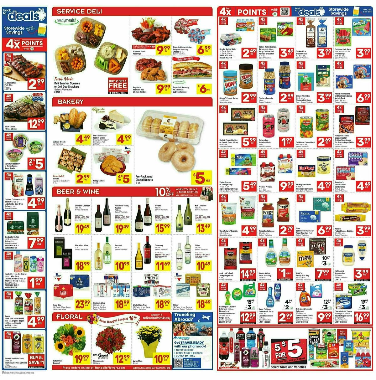 Randalls Weekly Ad from July 30
