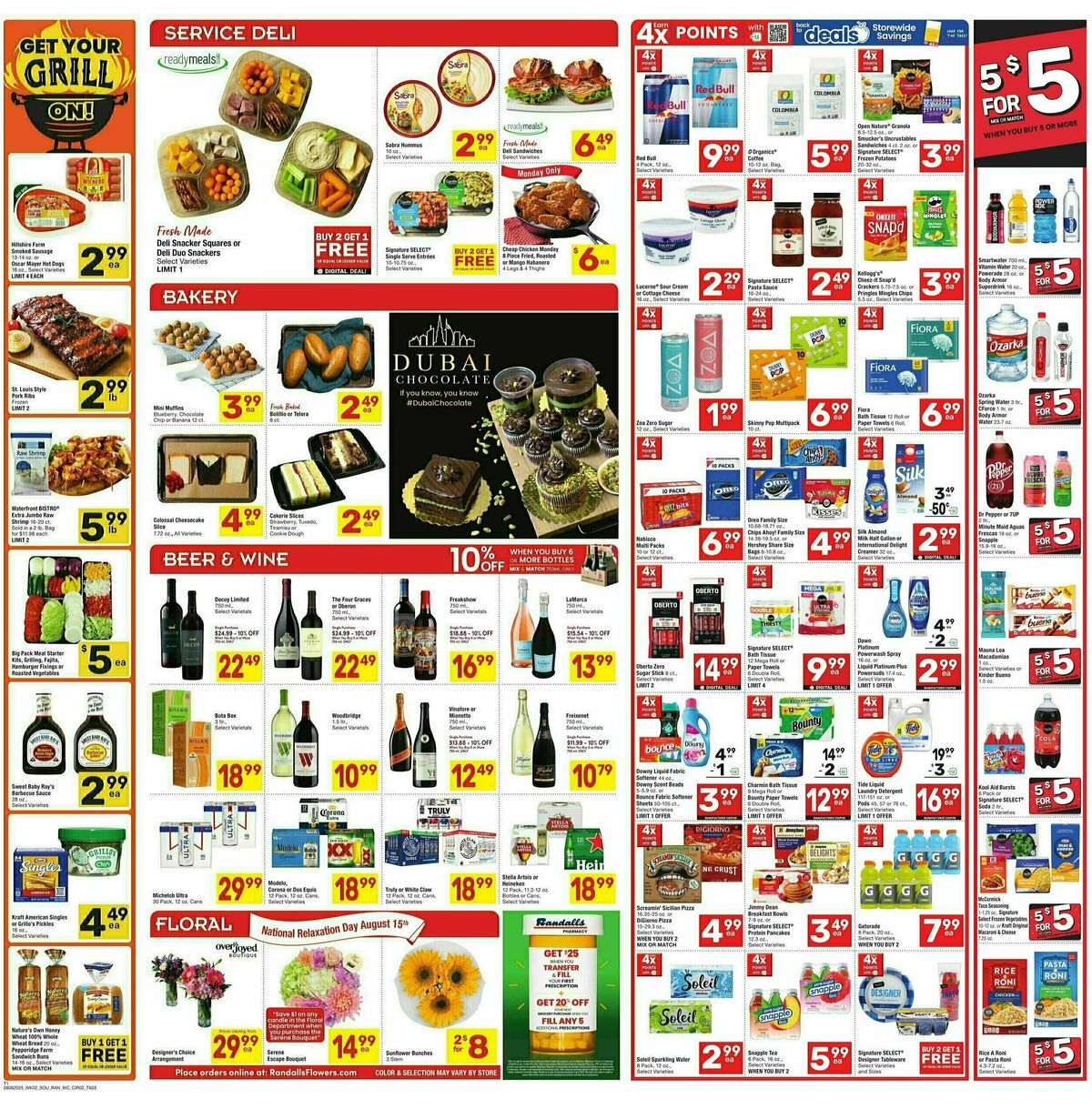 Randalls Weekly Ad from August 6