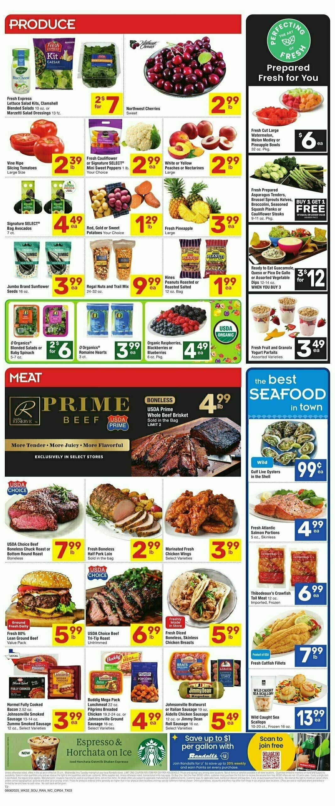 Randalls Weekly Ad from August 6