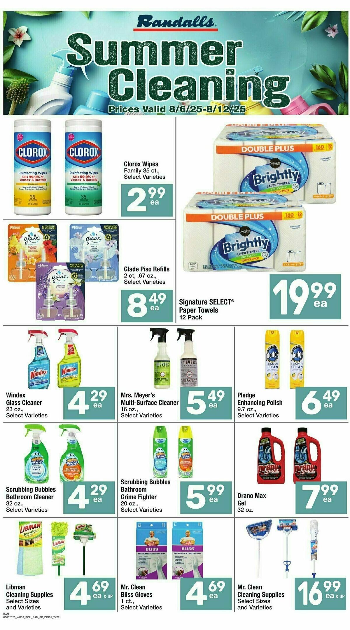 Randalls Weekly Ad from August 6