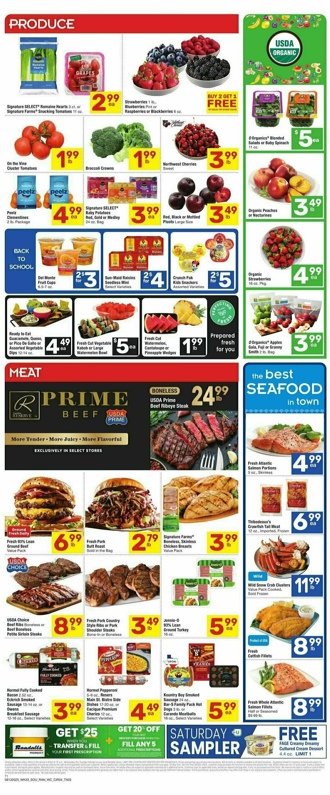 Randalls Weekly Ad from August 13
