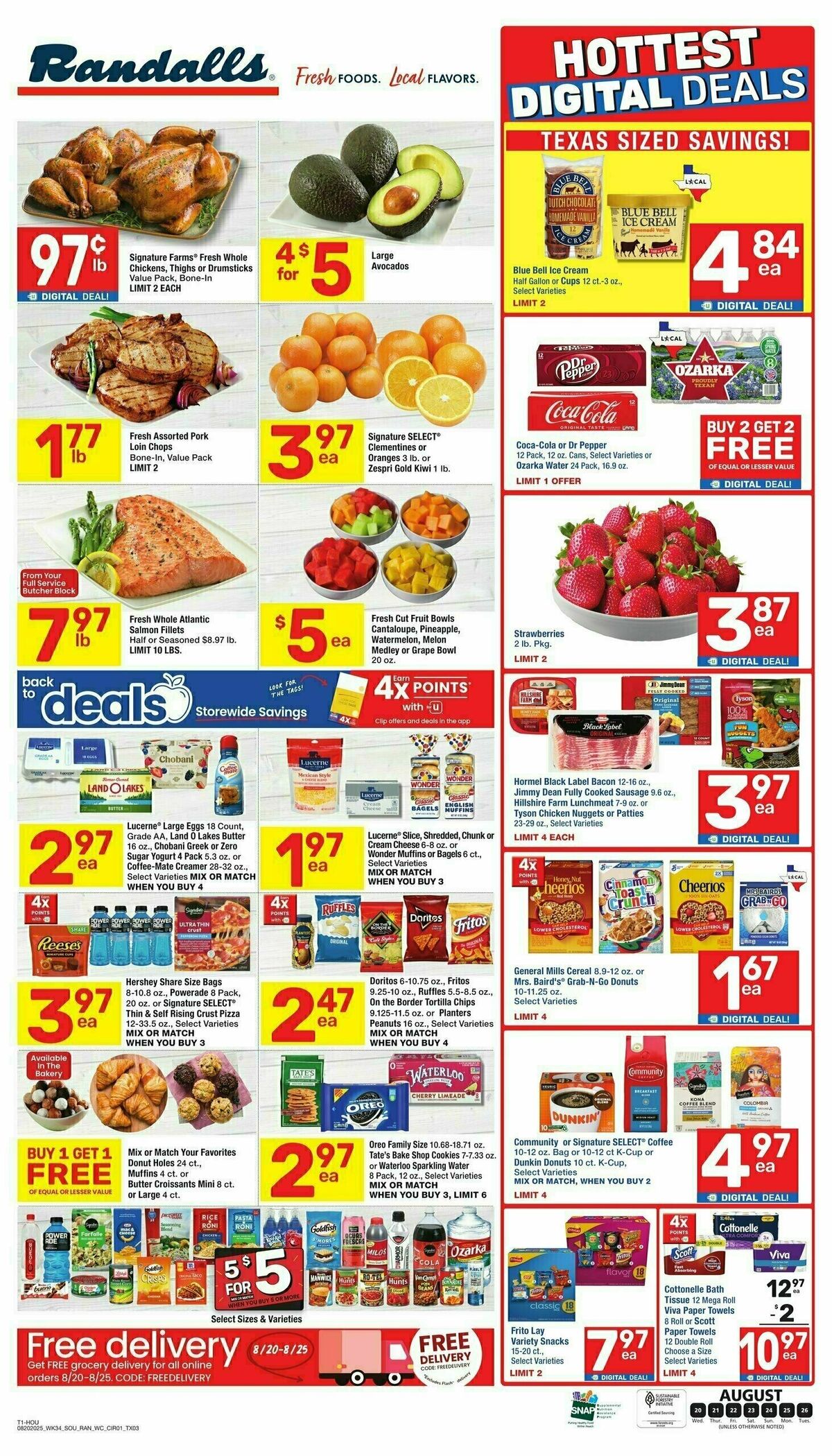 Randalls Weekly Ad from August 20