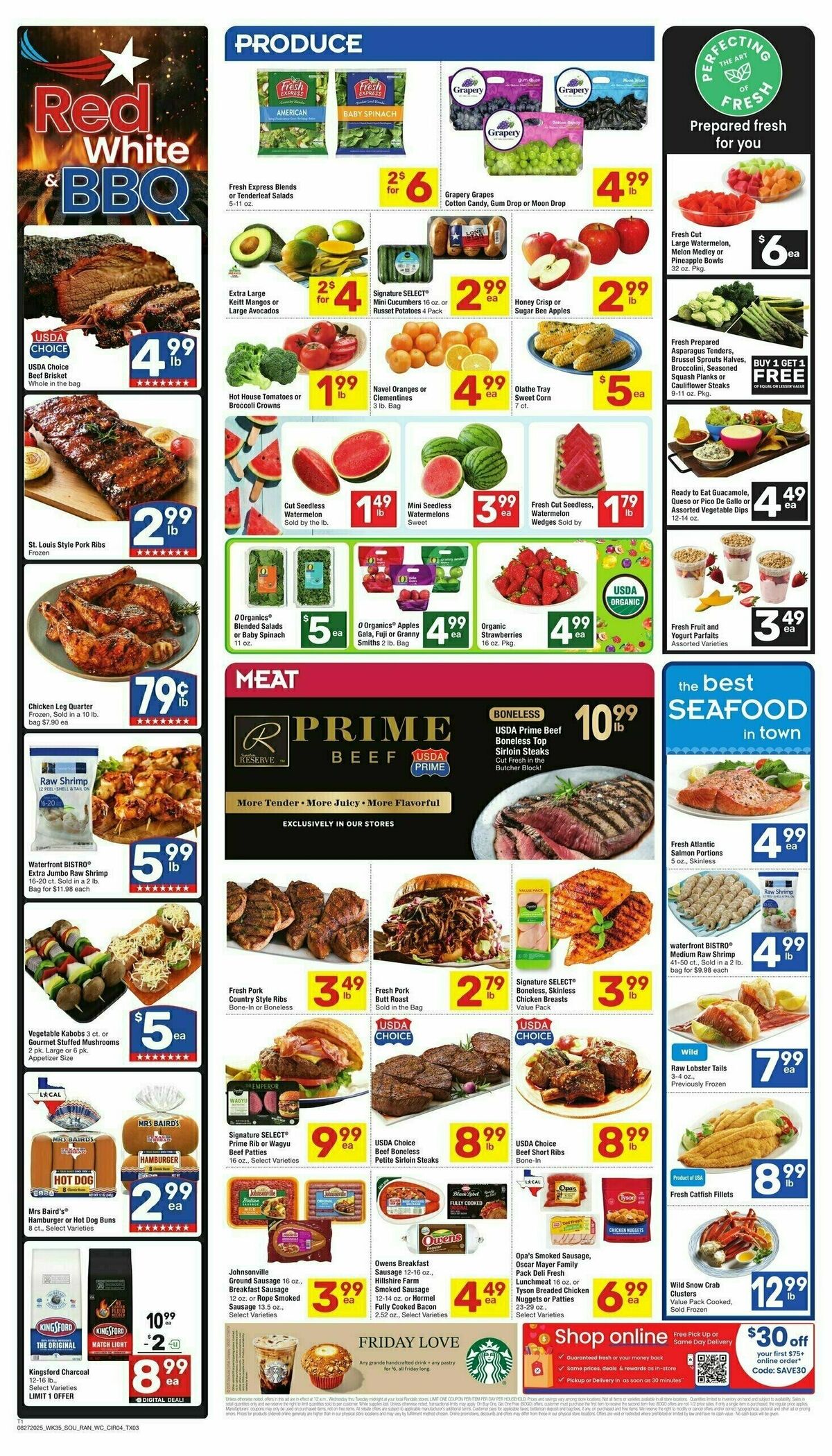Randalls Weekly Ad from August 27