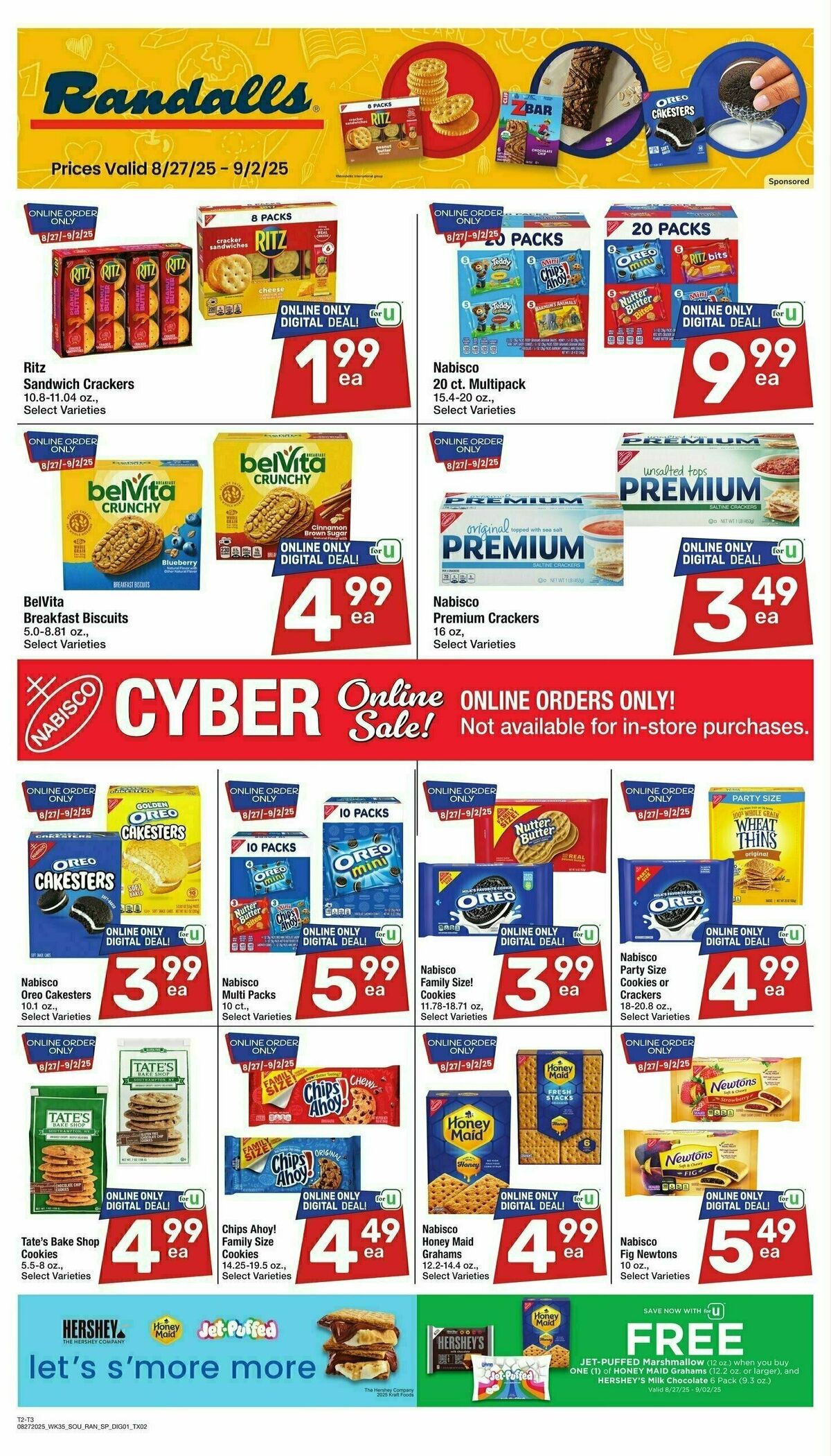 Randalls Weekly Ad from August 27