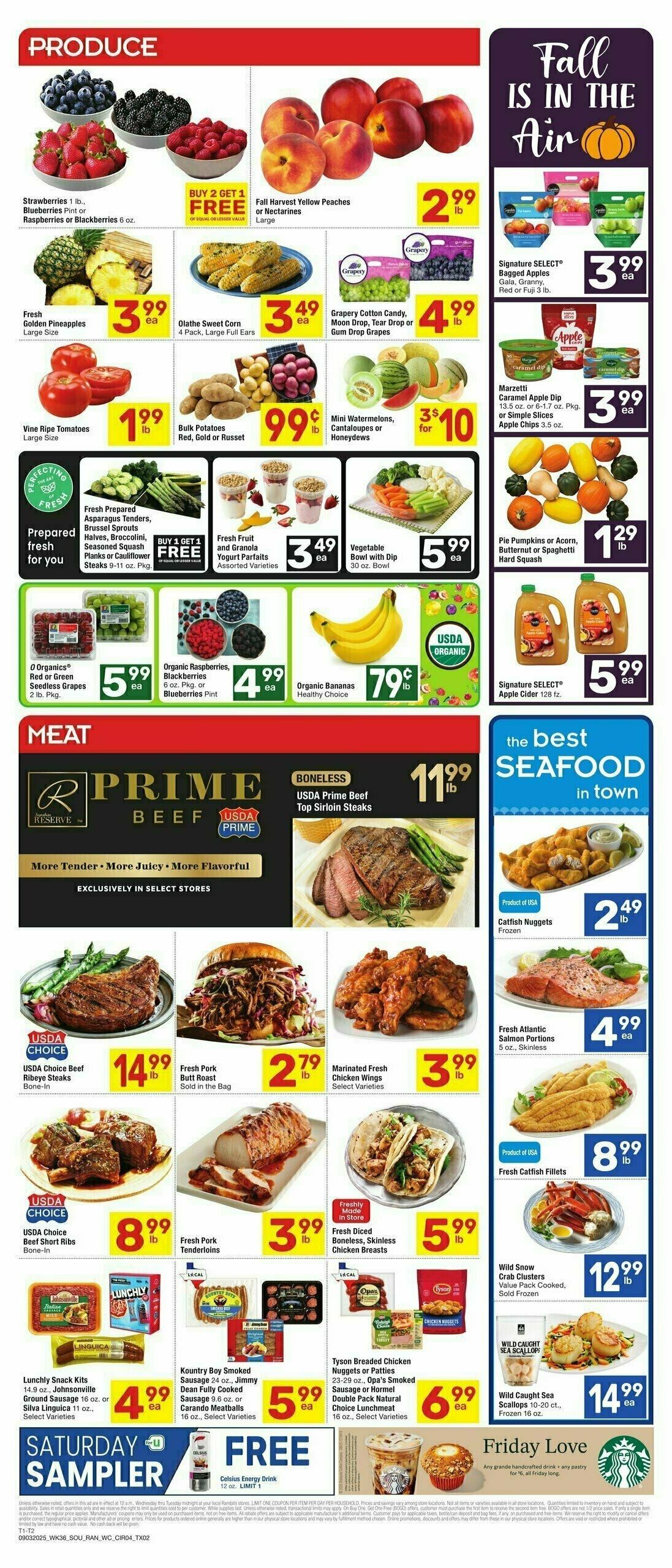 Randalls Weekly Ad from September 3
