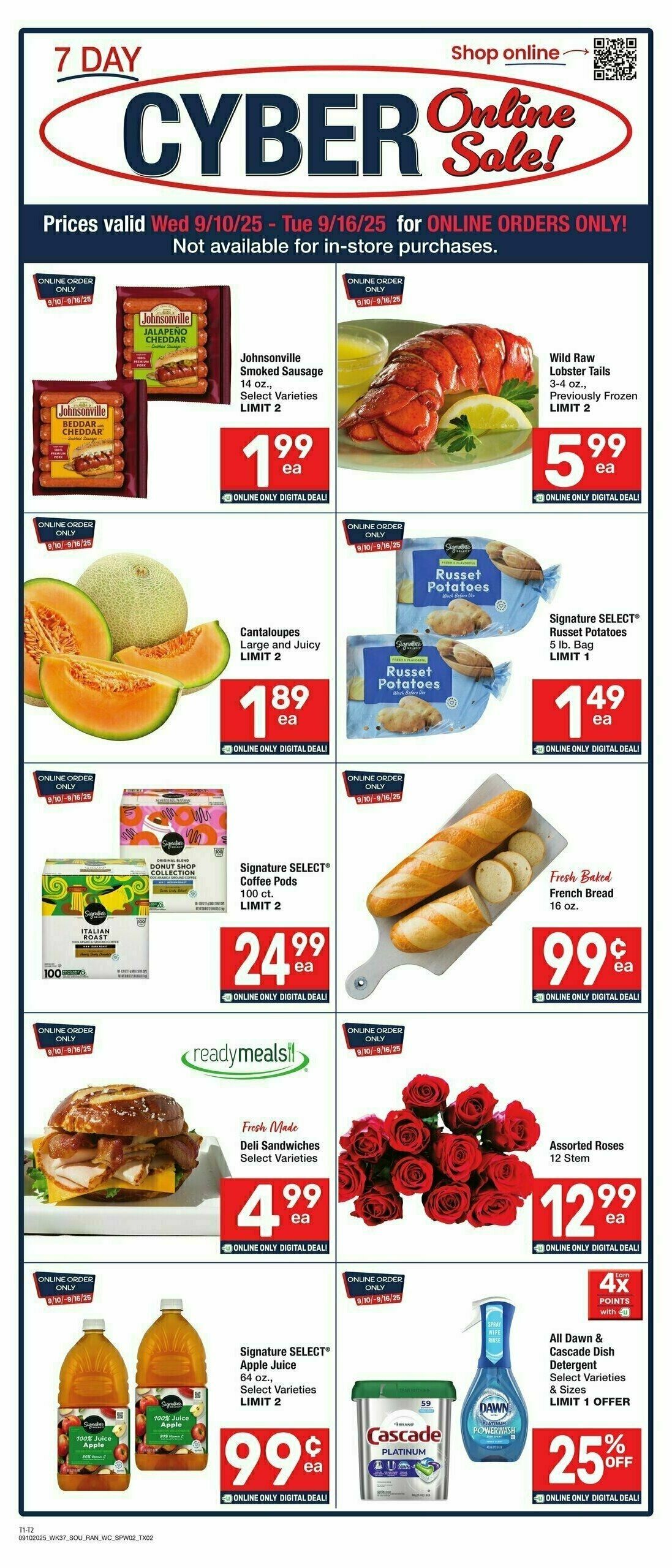 Randalls Weekly Ad from September 10