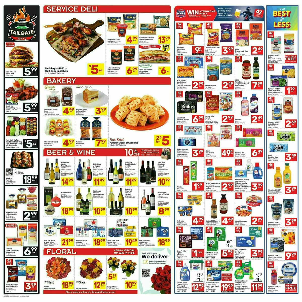 Randalls Weekly Ad from September 10