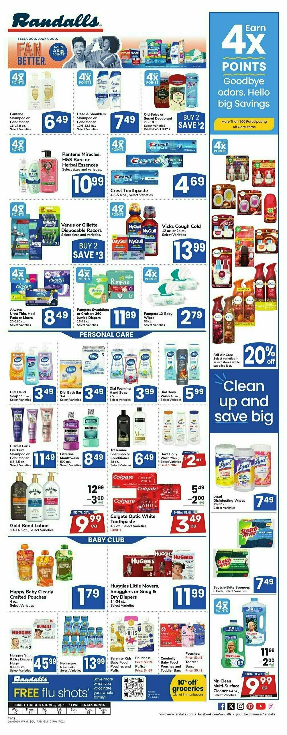 Randalls Weekly Ad from September 10