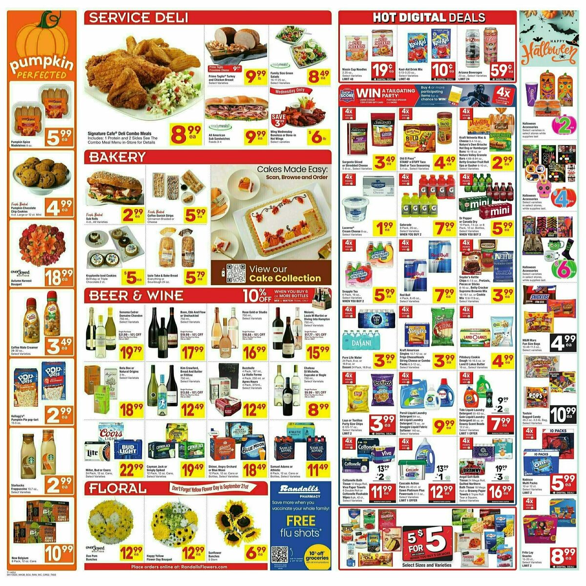 Randalls Weekly Ad from September 17