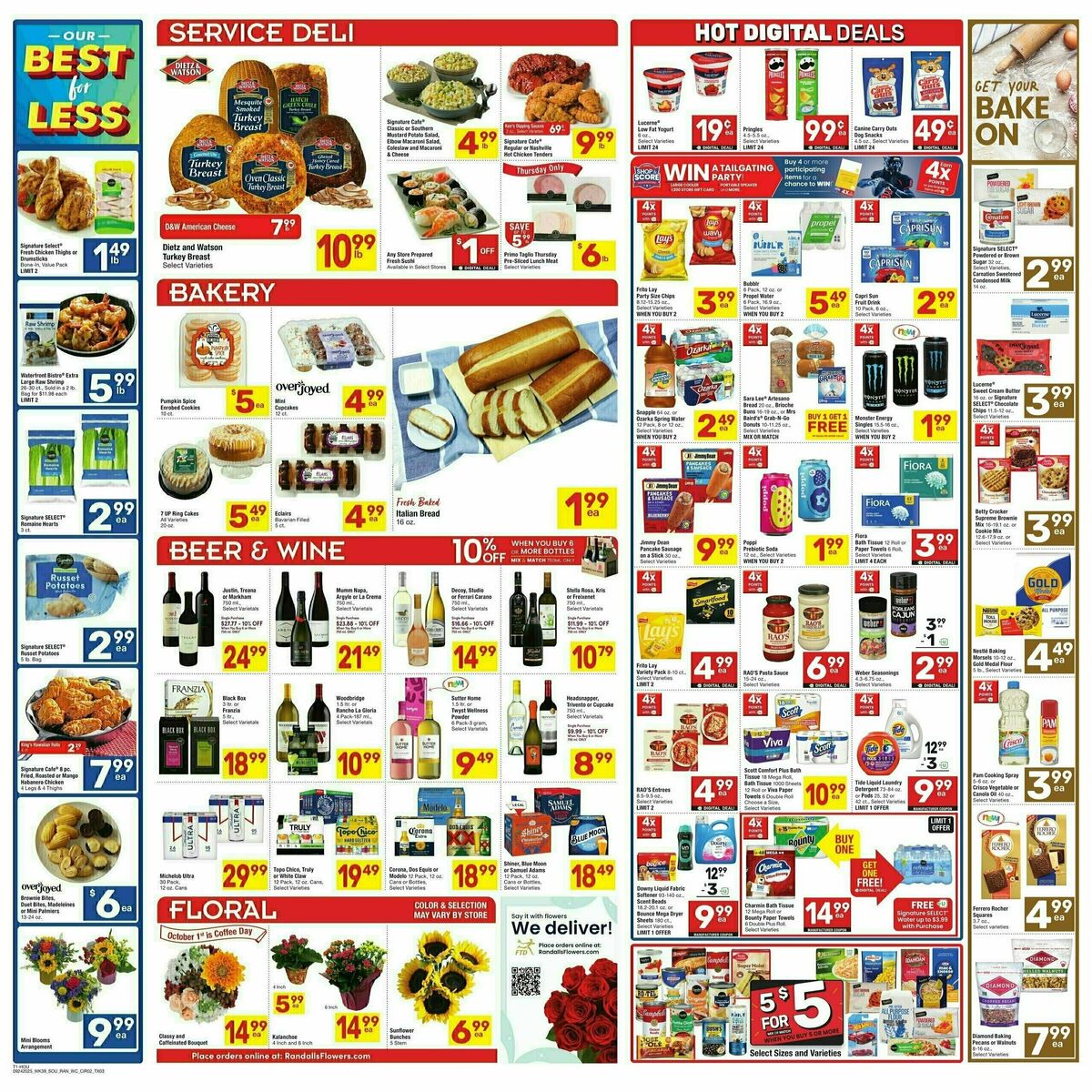 Randalls Weekly Ad from September 24