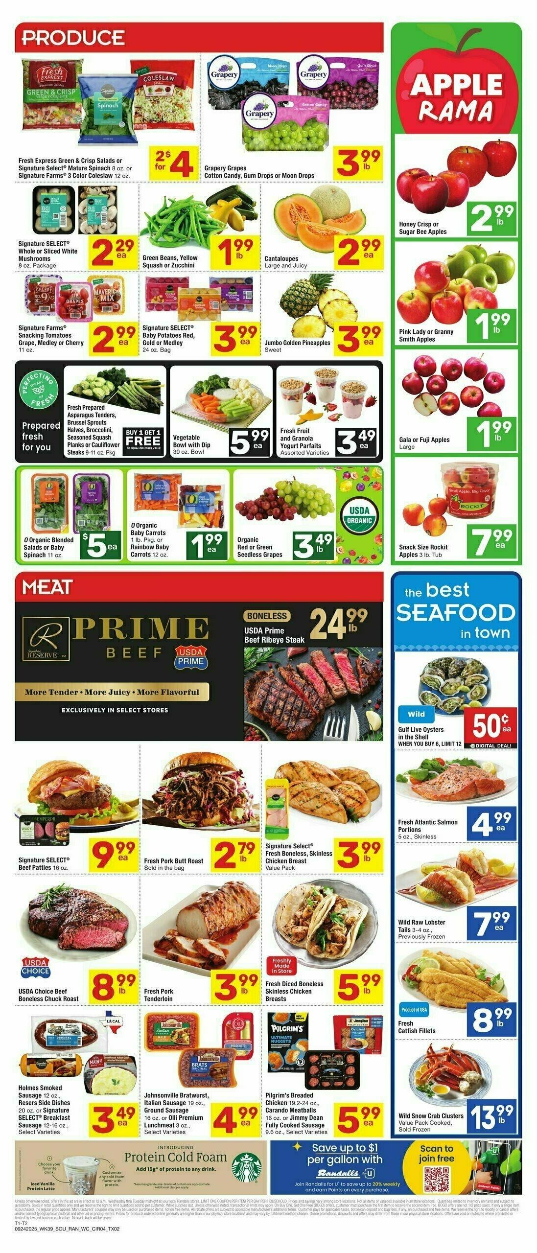 Randalls Weekly Ad from September 24