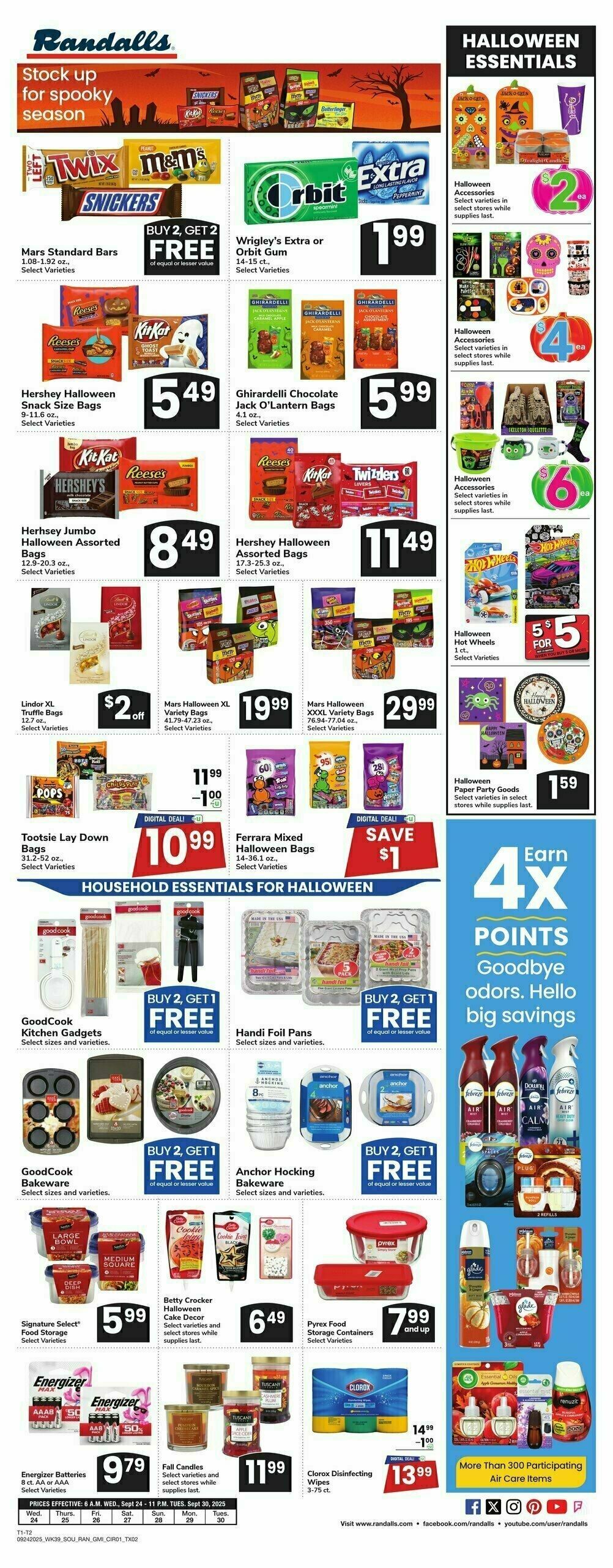 Randalls Weekly Ad from September 24
