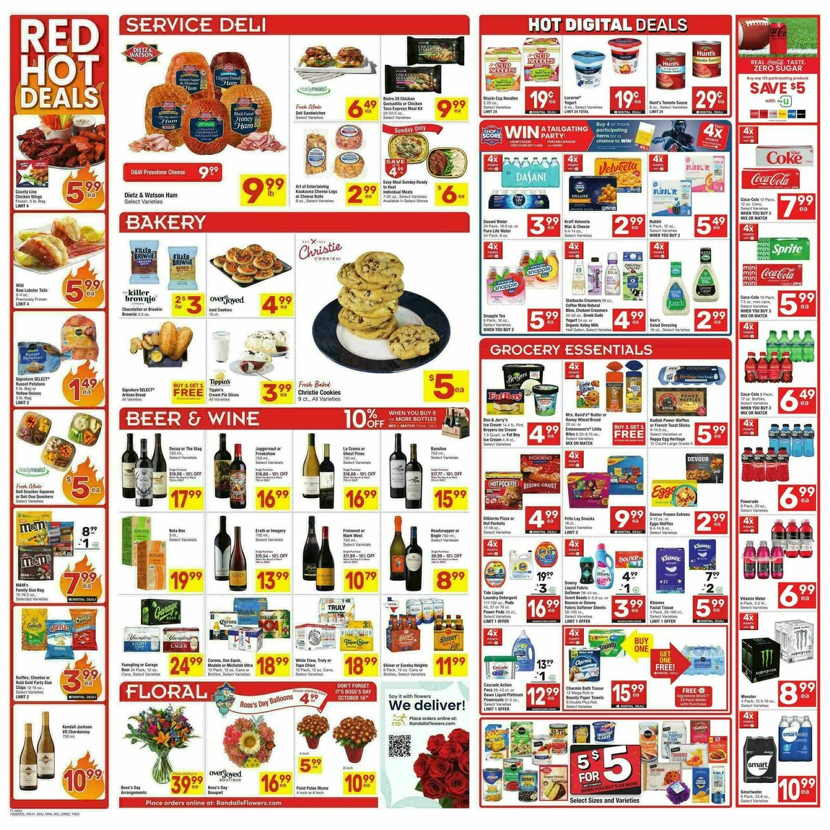Randalls Weekly Ad from October 8