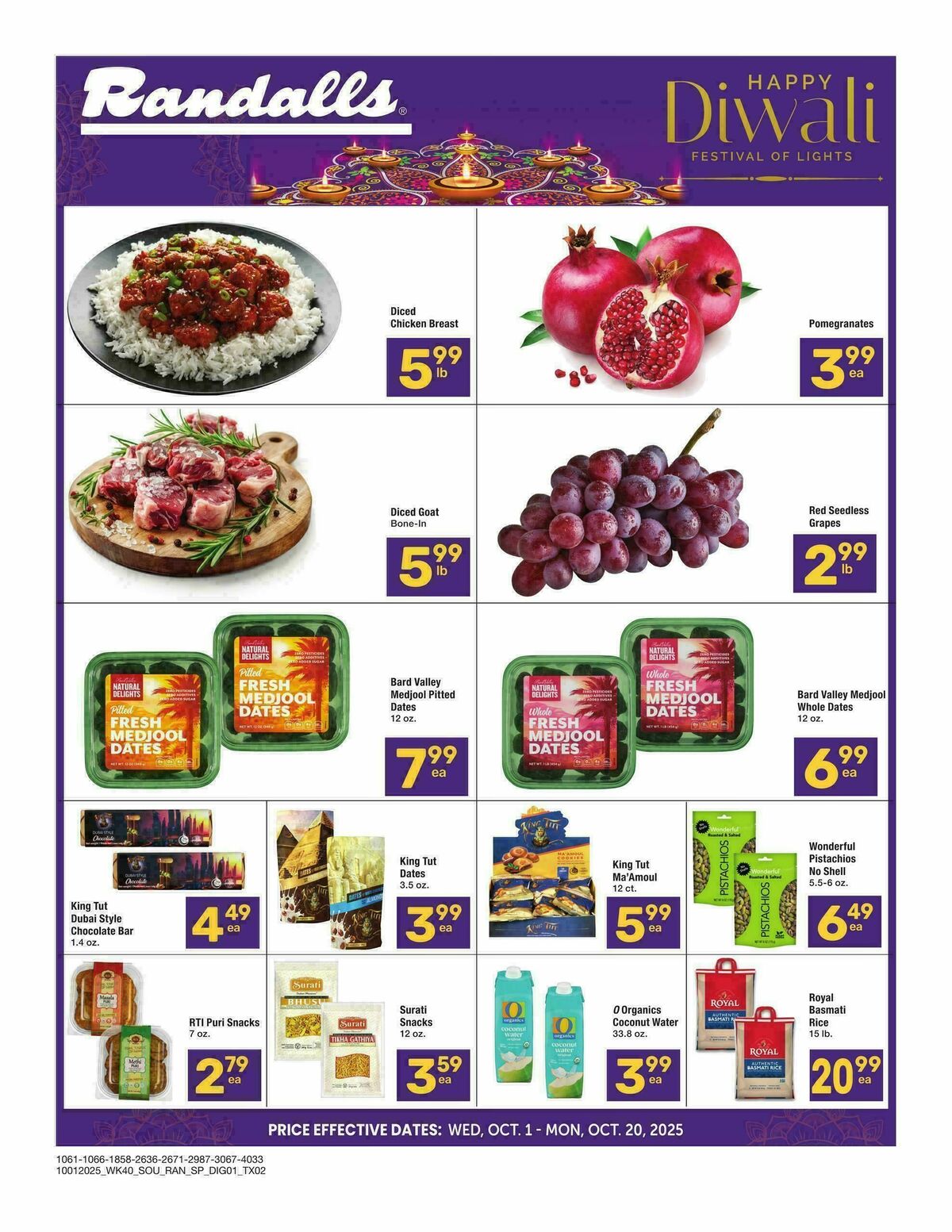 Randalls Specialty Publication Weekly Ad from October 1