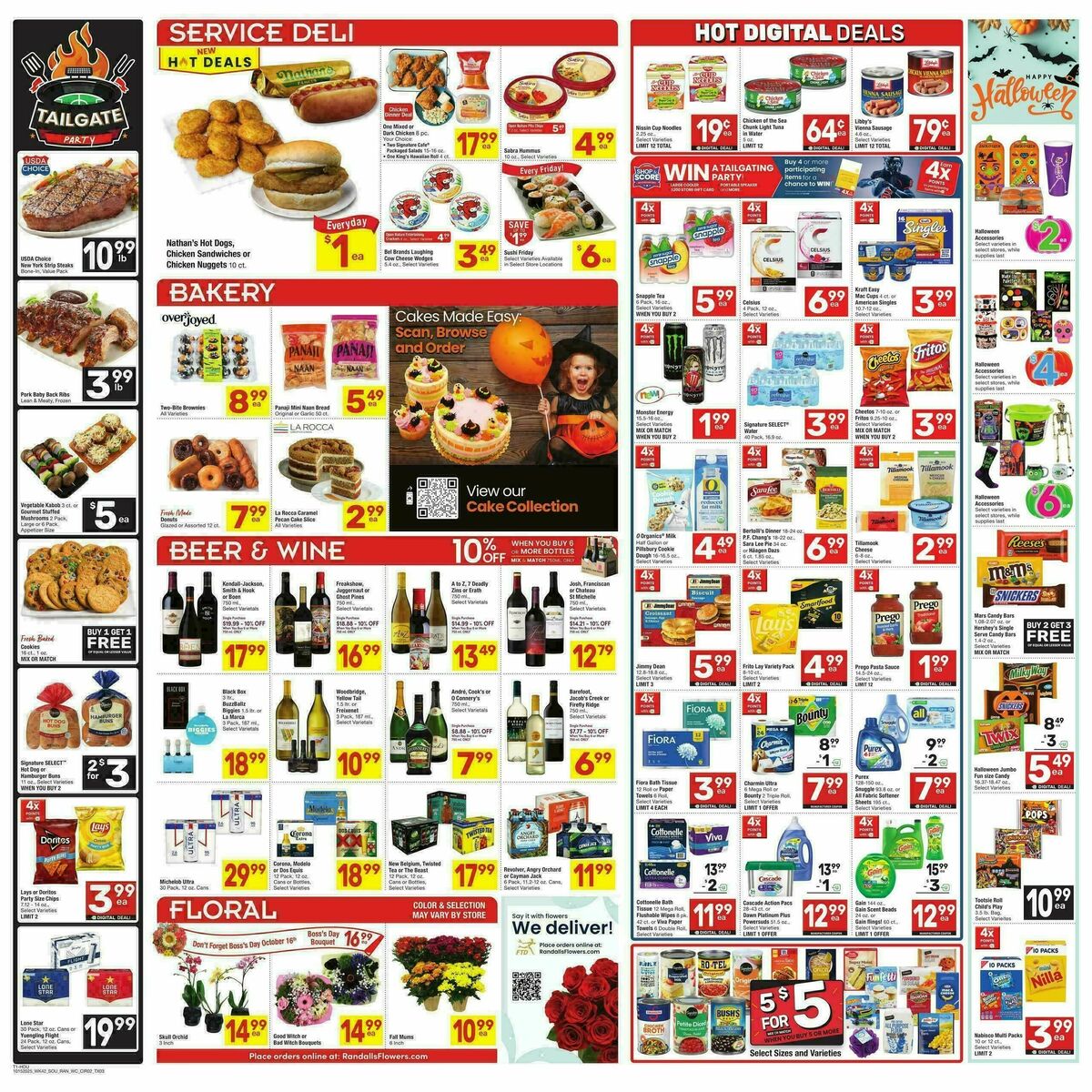 Randalls Weekly Ad from October 15
