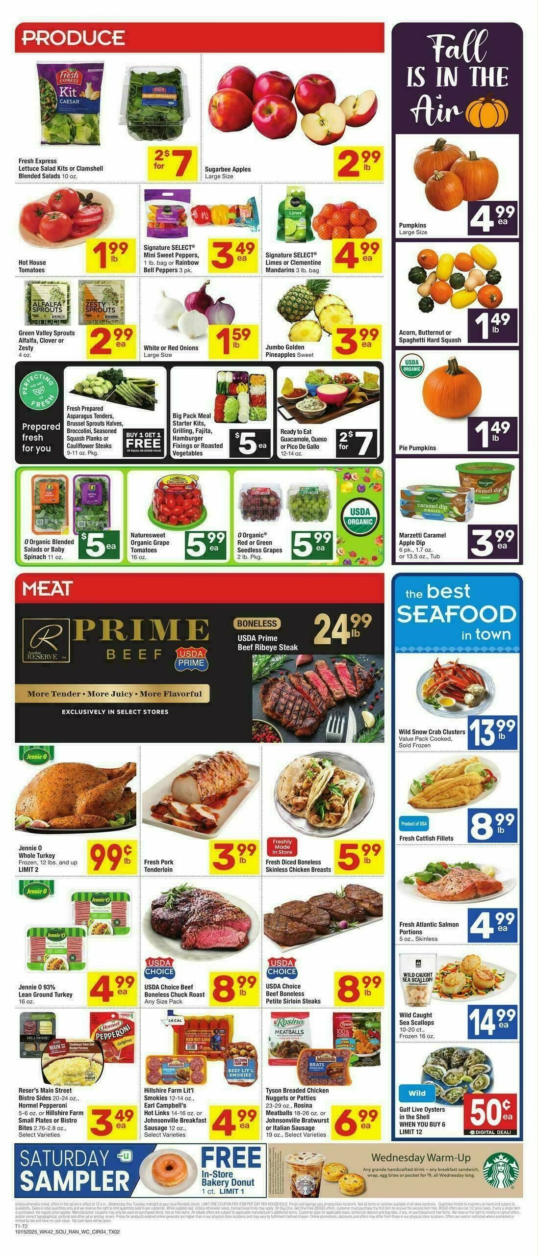 Randalls Weekly Ad from October 15