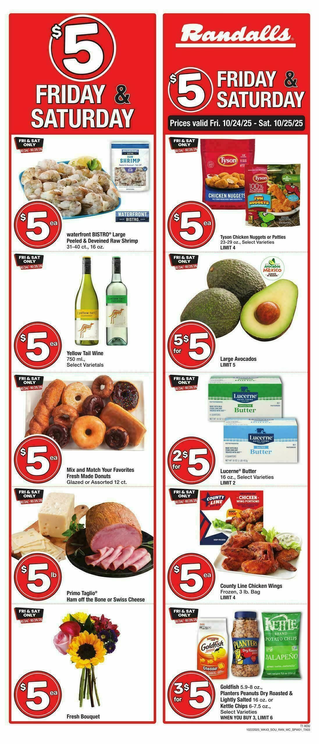 Randalls Weekly Ad from October 22