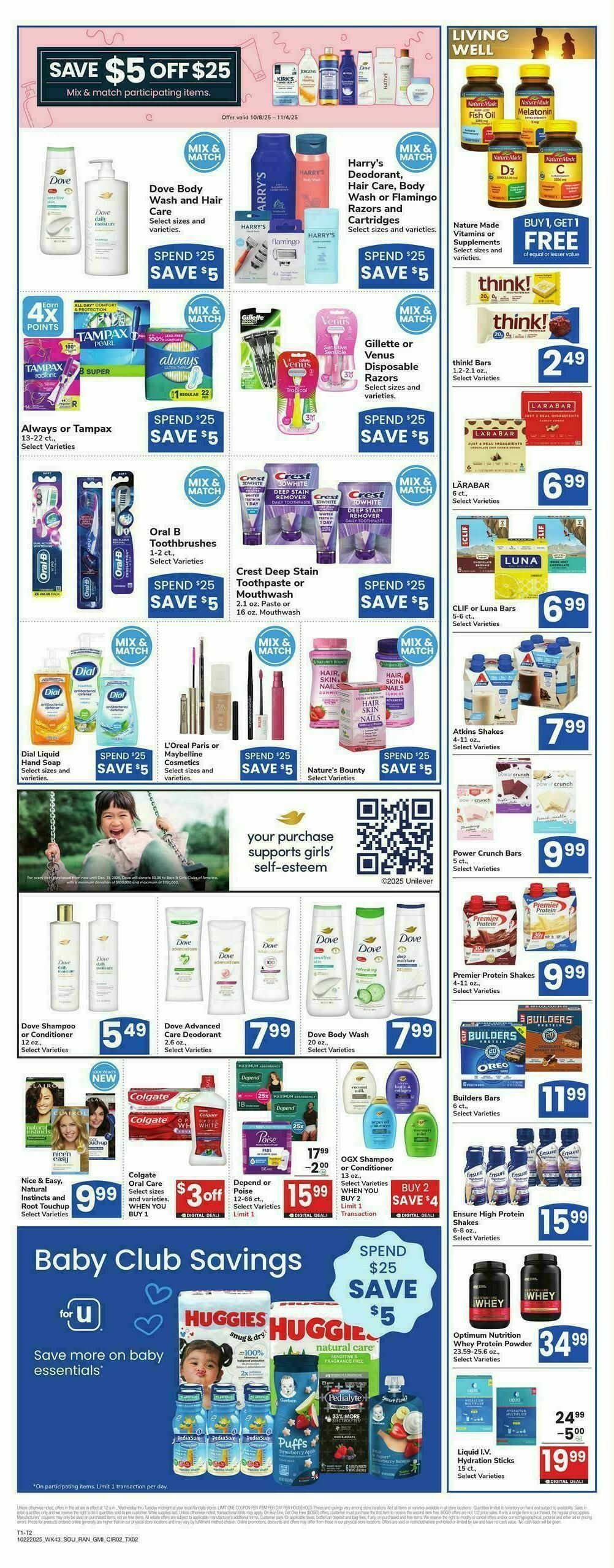 Randalls Weekly Ad from October 22