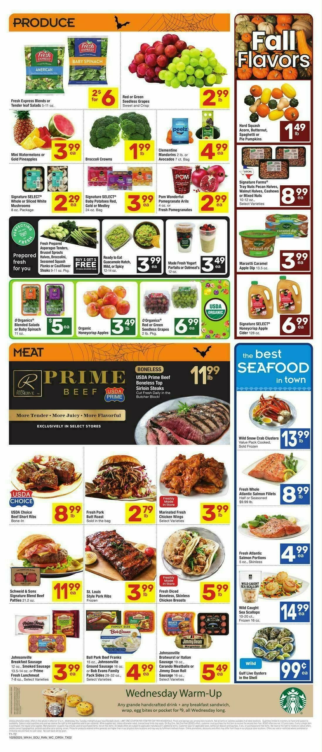 Randalls Weekly Ad from October 29