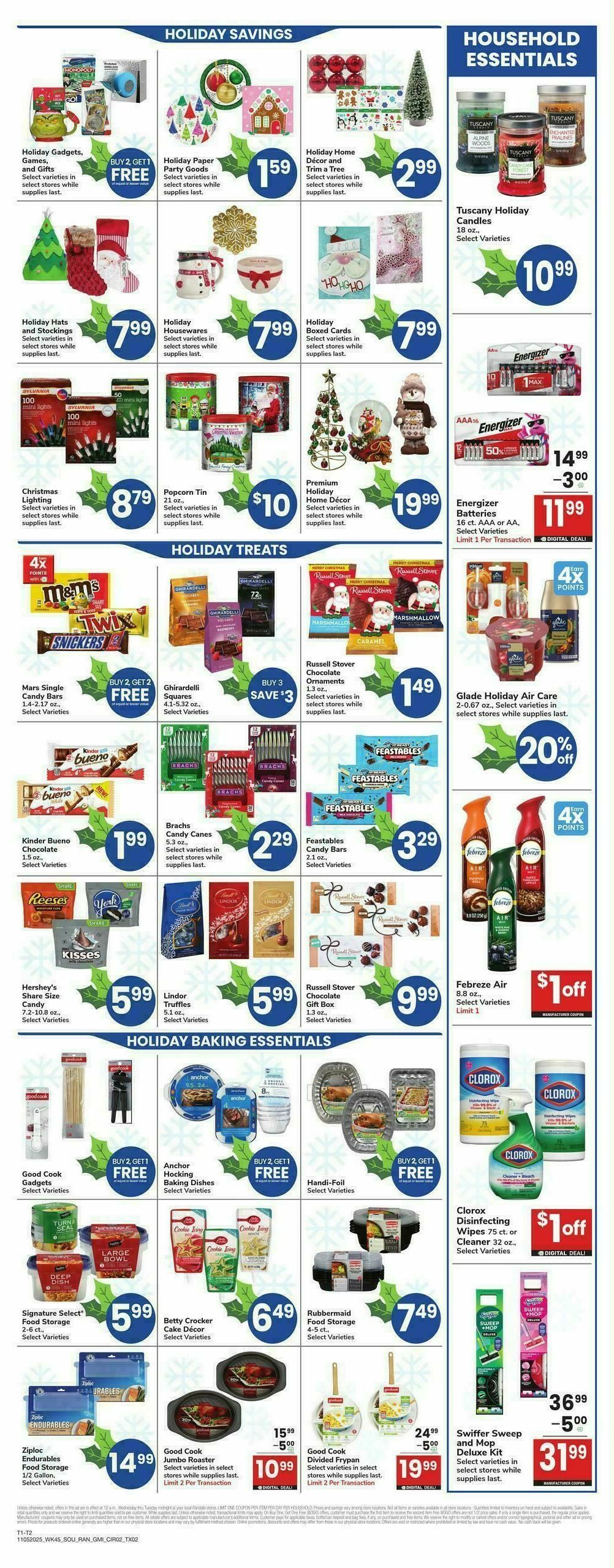 Randalls Weekly Ad from November 5