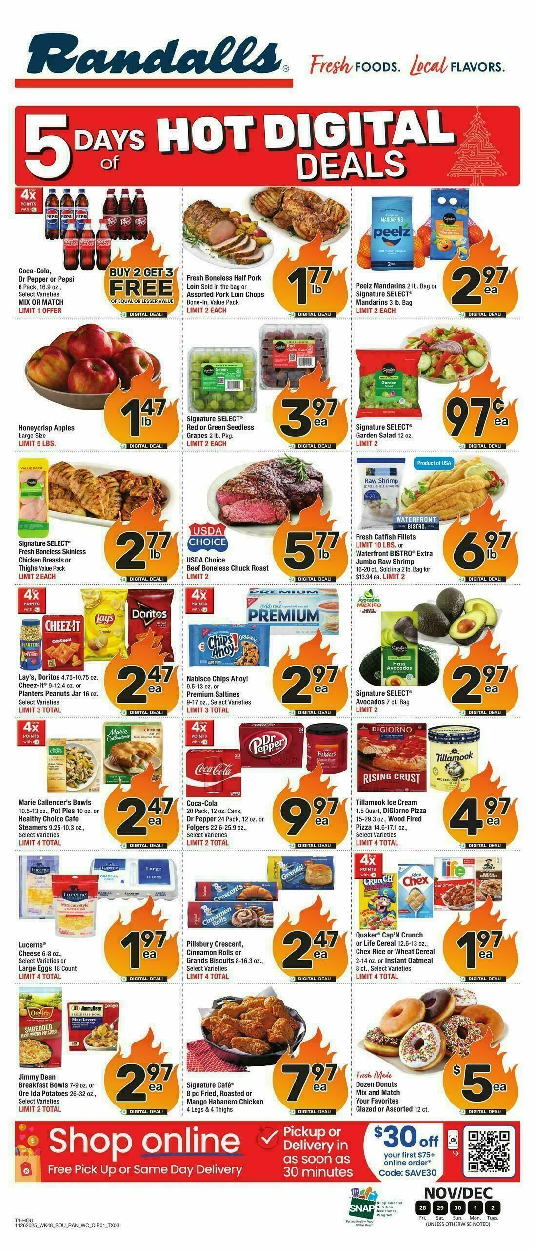 Randalls Weekly Ad from November 28