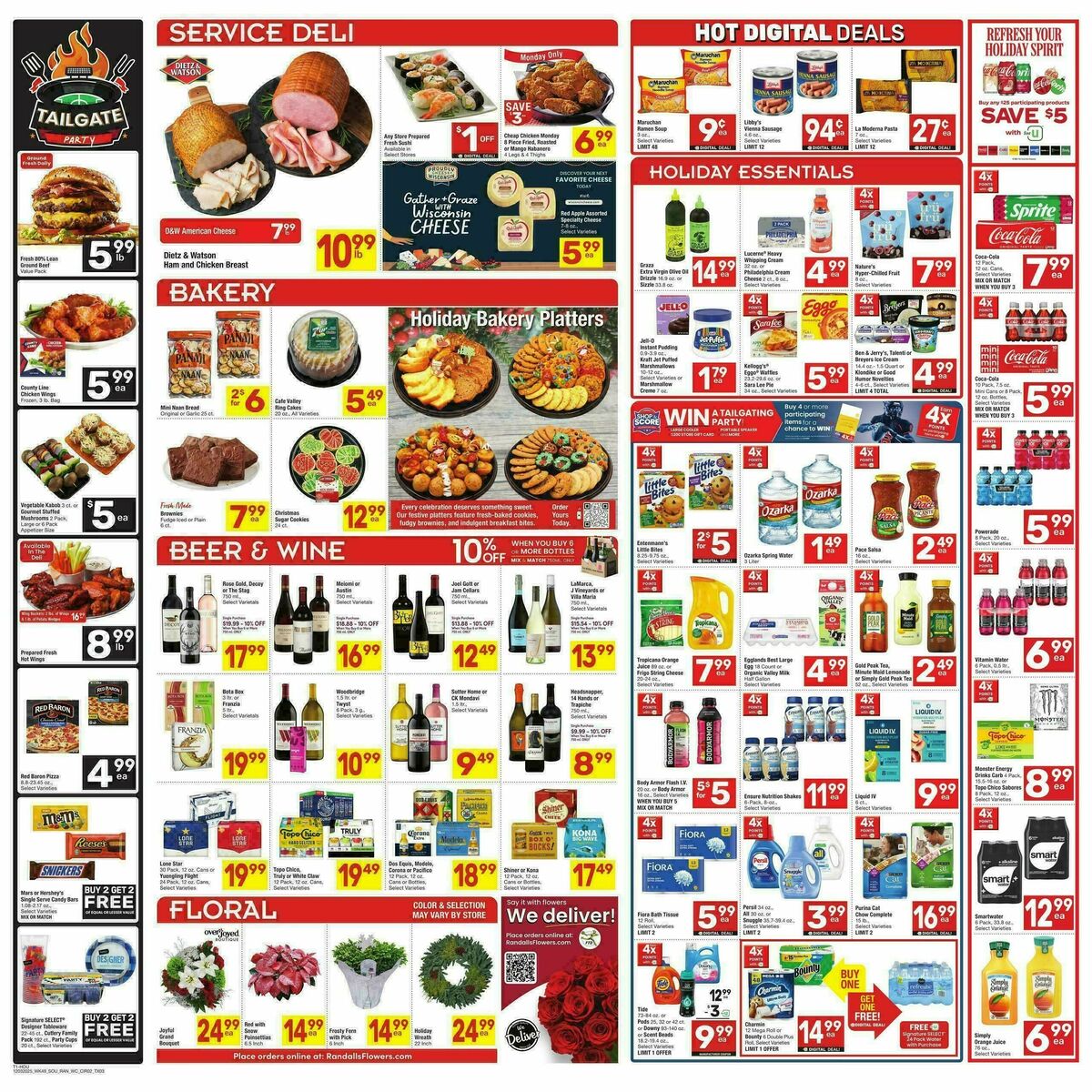 Randalls Weekly Ad from December 3