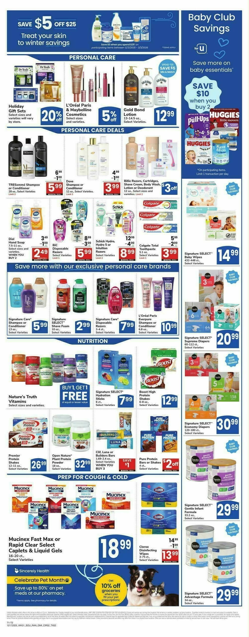 Randalls Weekly Ad from December 17