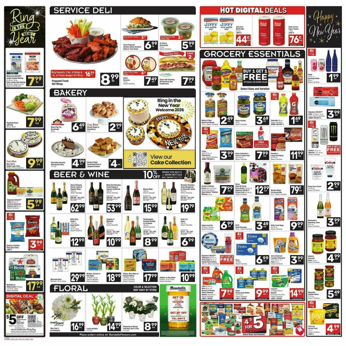 Randalls Weekly Ad from December 26