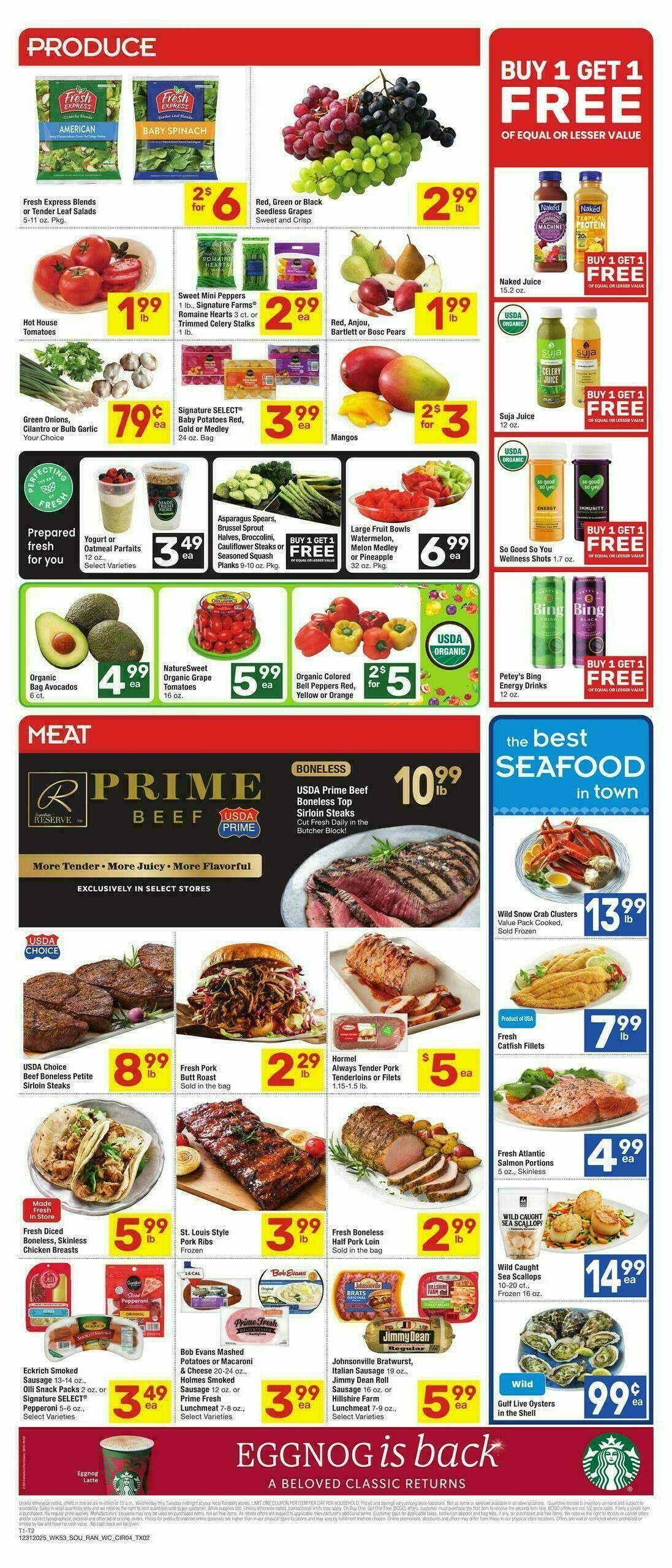 Randalls Weekly Ad from January 1