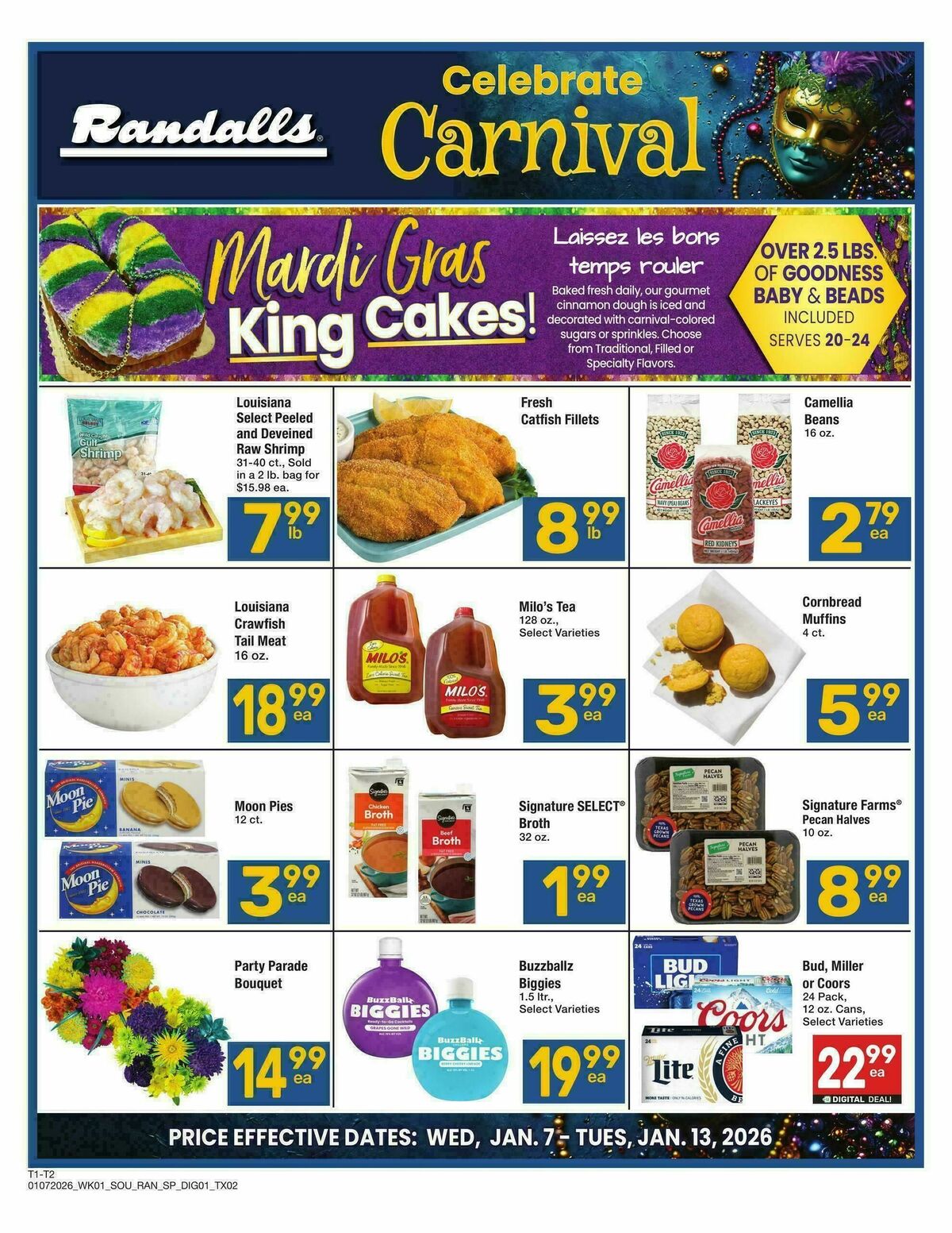 Randalls Weekly Ad from January 7