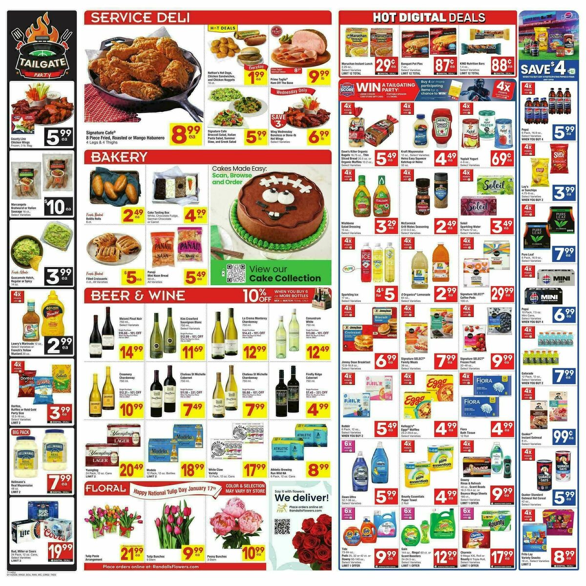 Randalls Weekly Ad from January 14