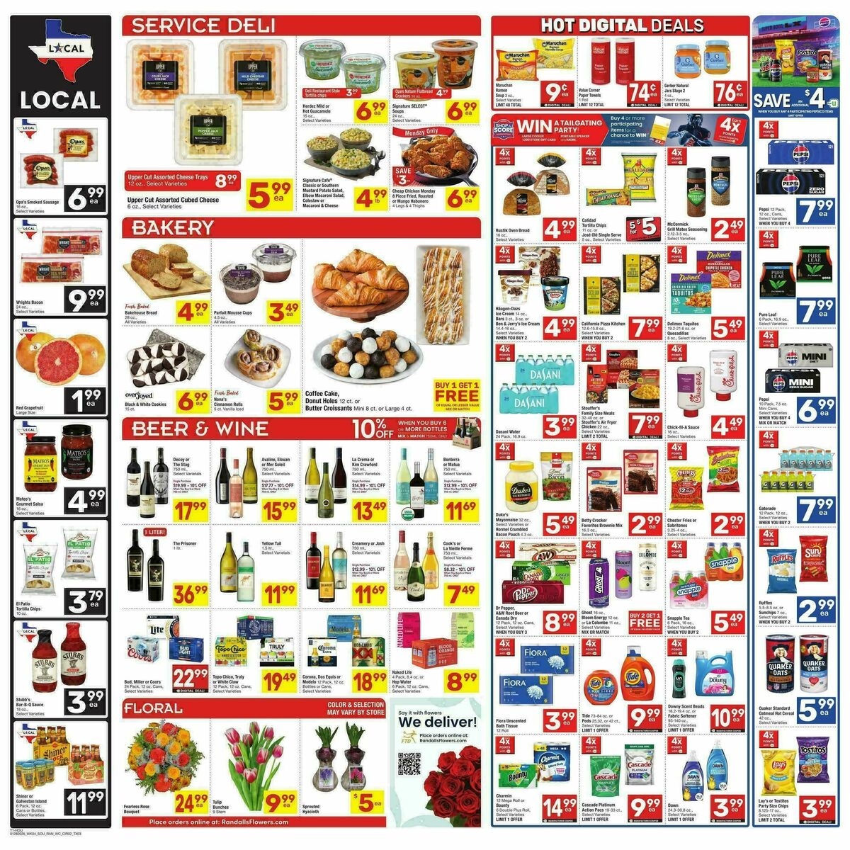 Randalls Weekly Ad from January 28