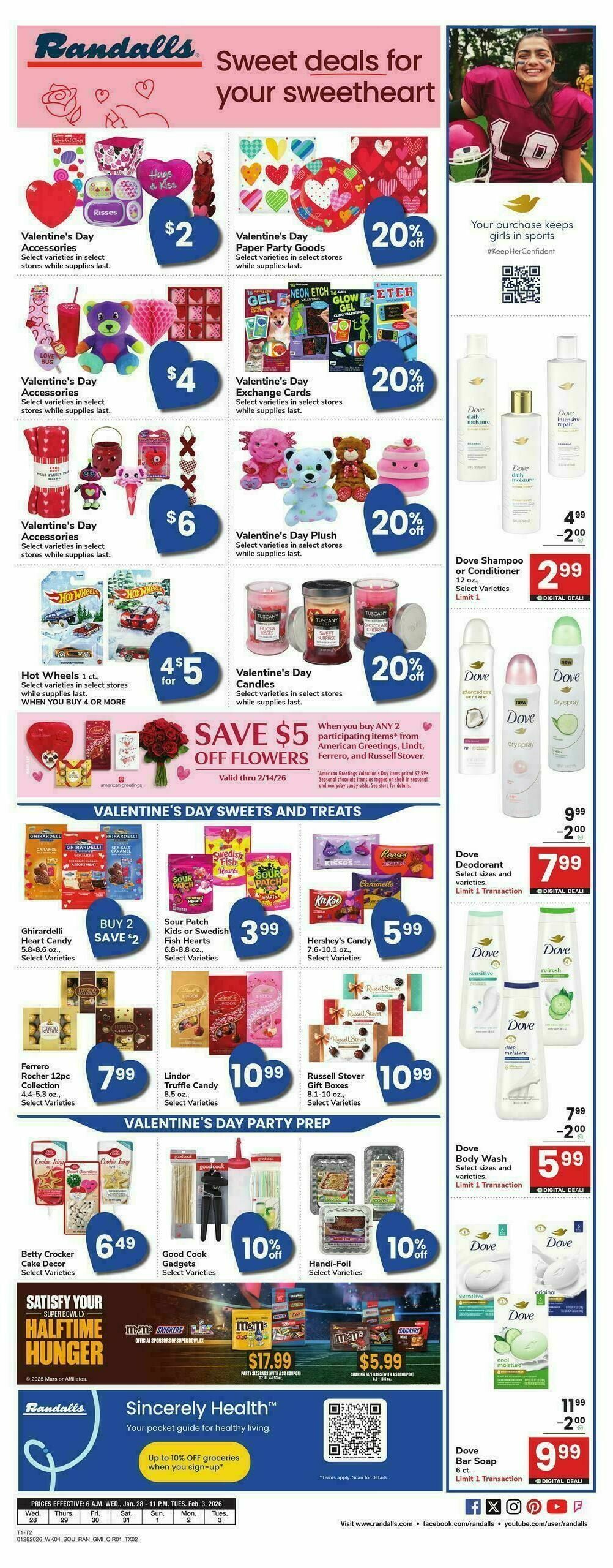 Randalls Weekly Ad from January 28