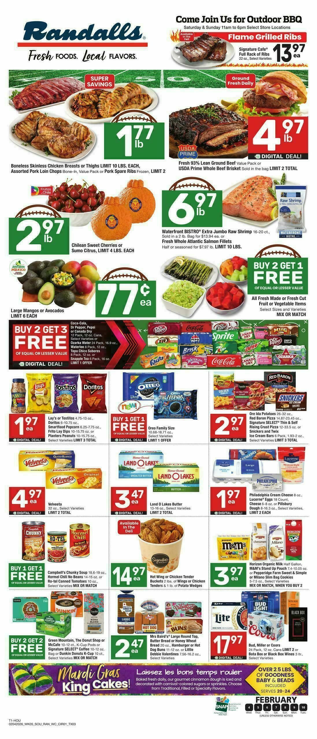 Randalls Weekly Ad from February 4