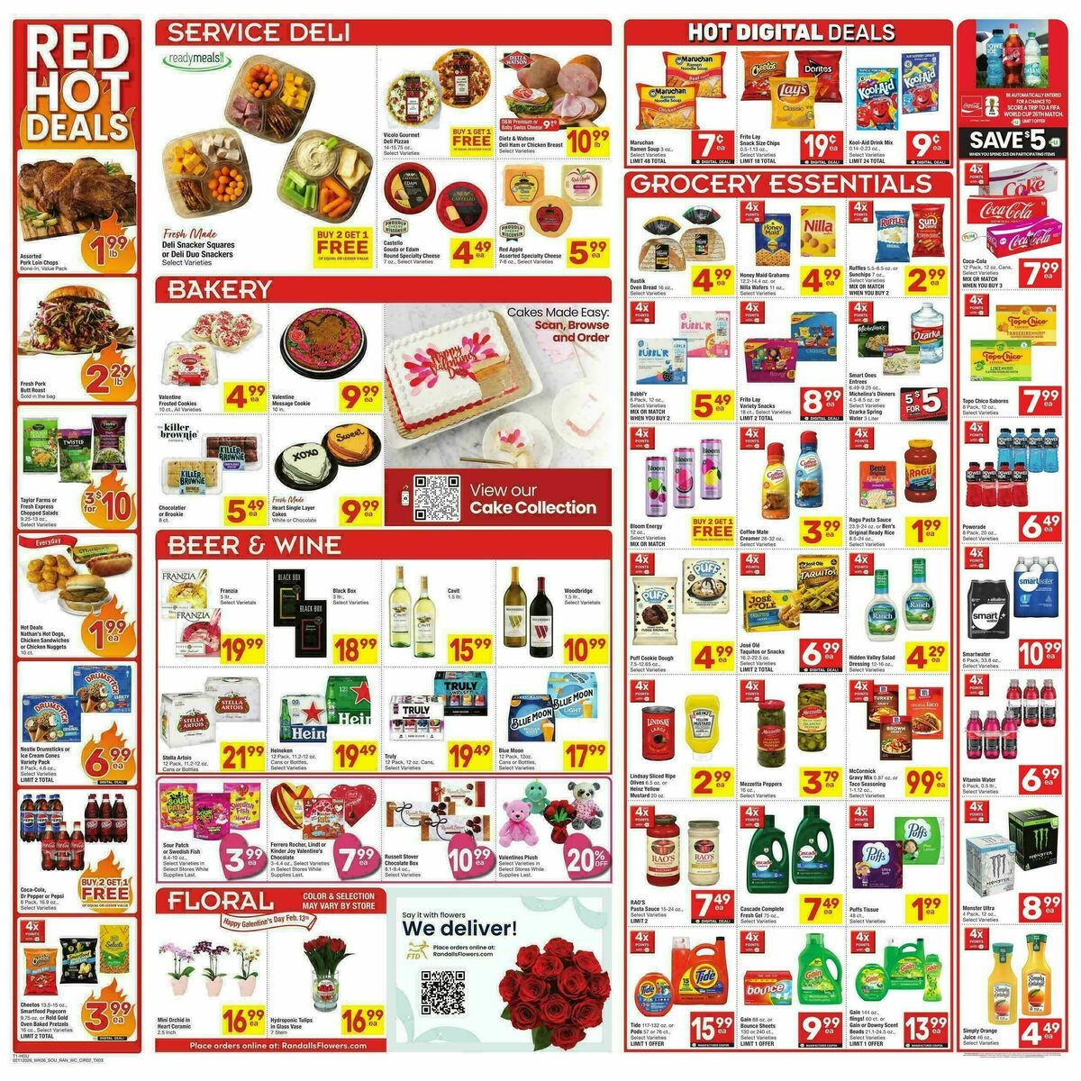 Randalls Weekly Ad from February 11