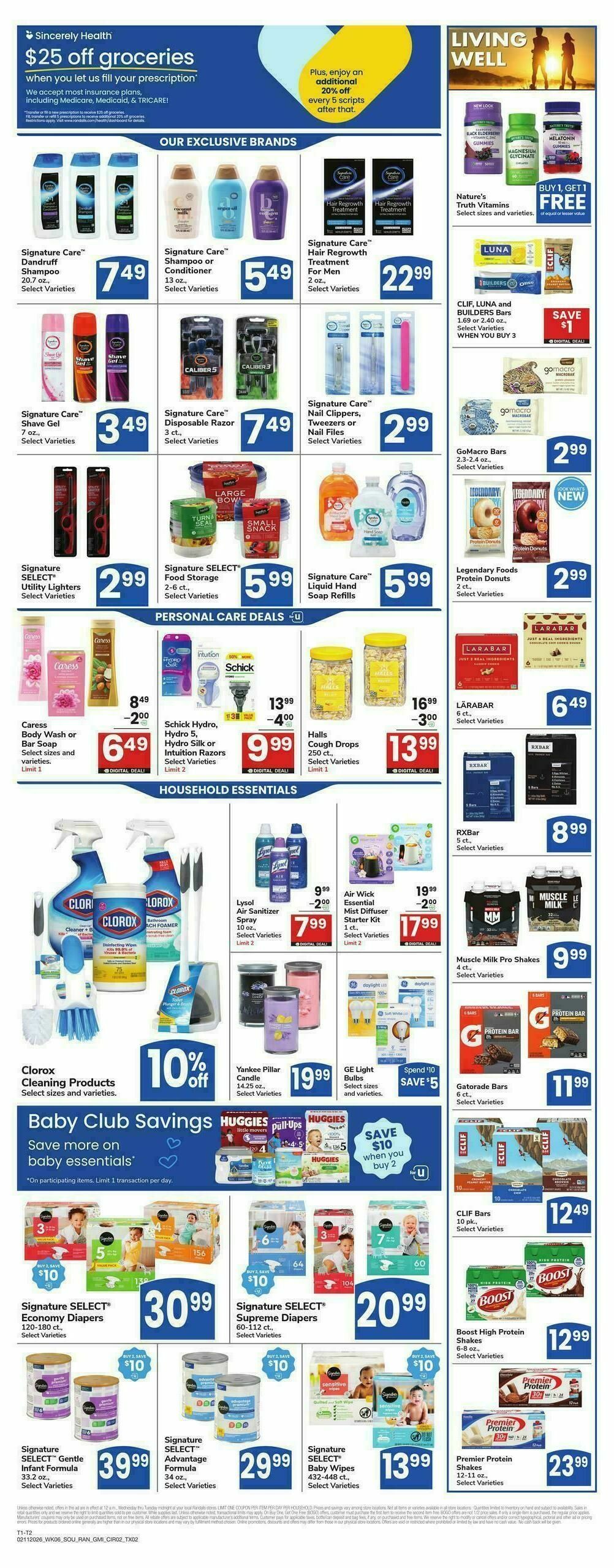 Randalls Weekly Ad from February 11