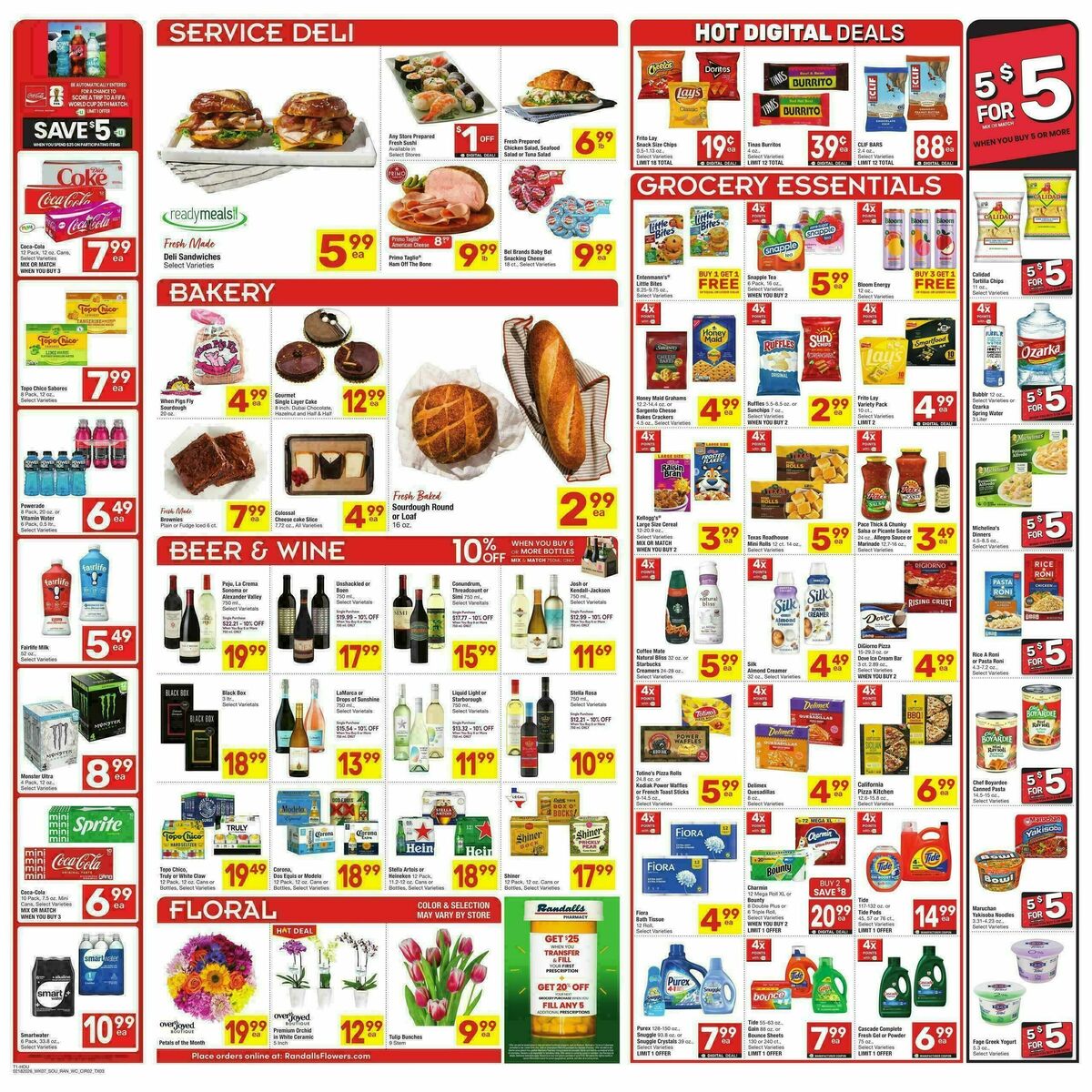 Randalls Weekly Ad from February 18