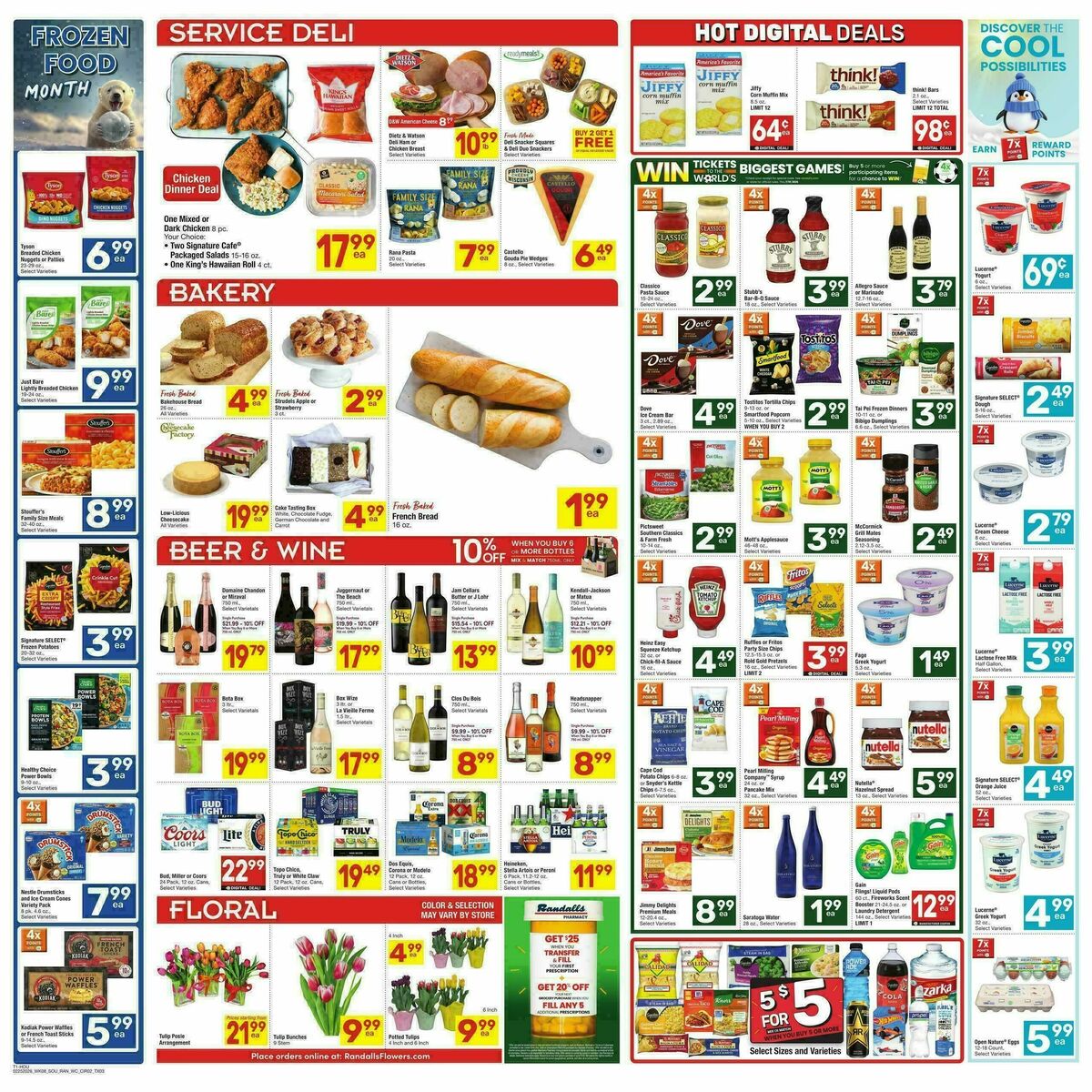 Randalls Weekly Ad from February 25