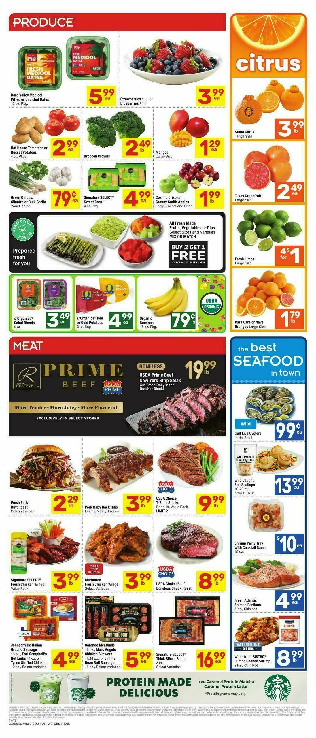 Randalls Weekly Ad from February 25