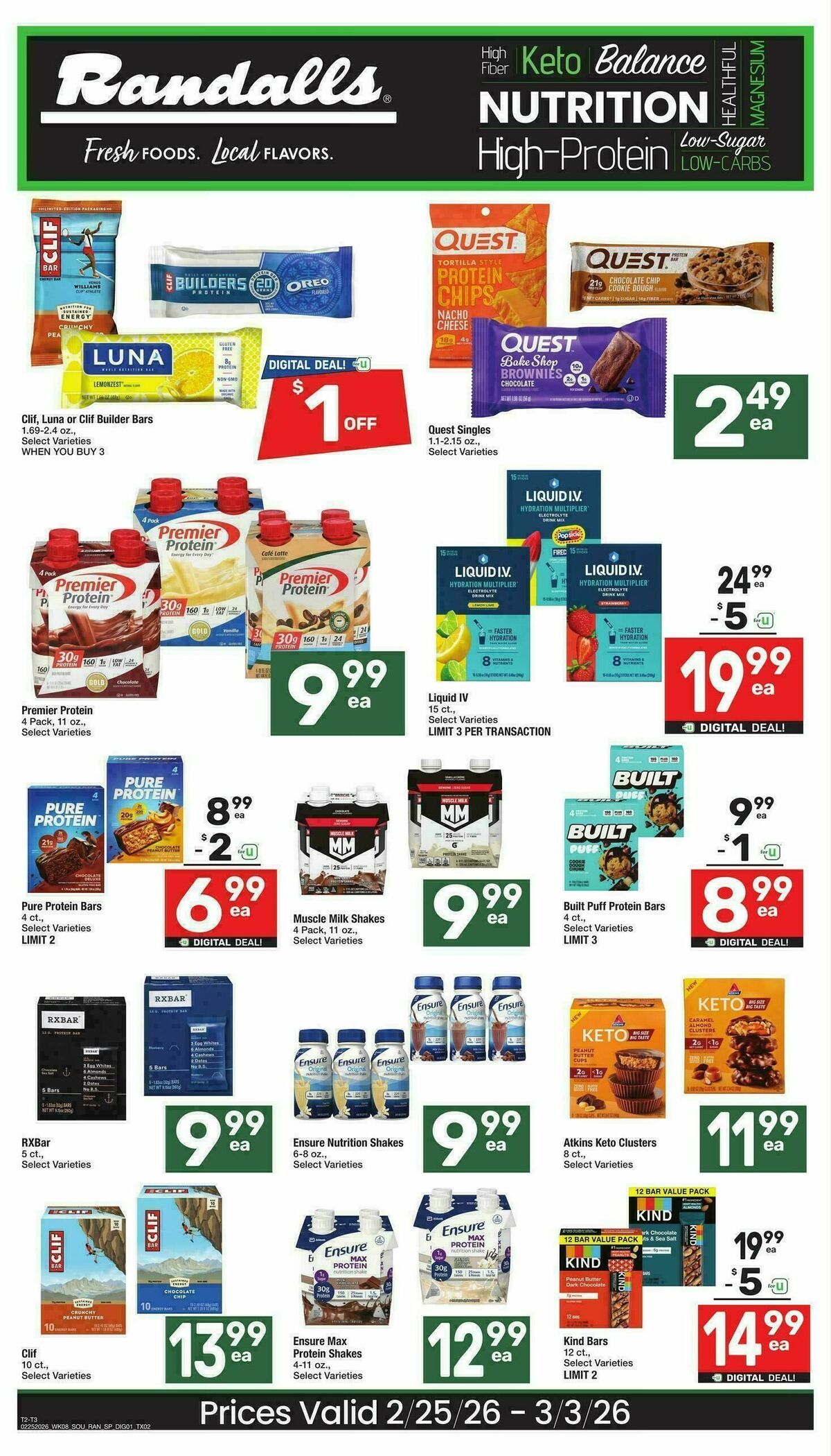 Randalls Weekly Ad from February 25