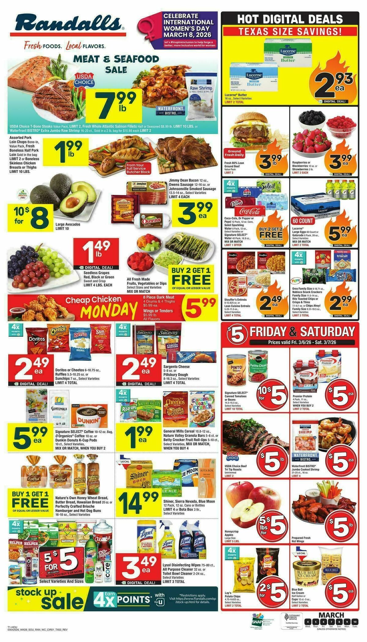 Randalls Weekly Ad from March 4