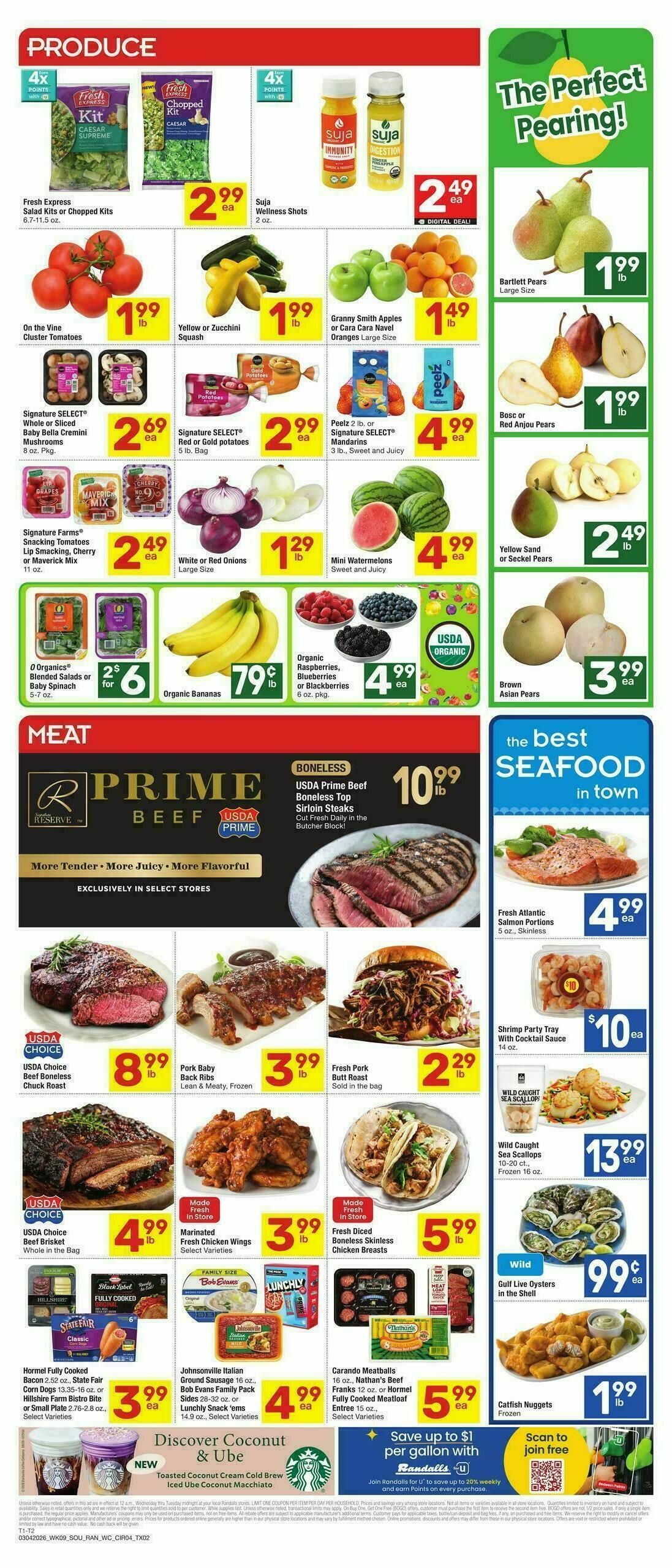 Randalls Weekly Ad from March 4