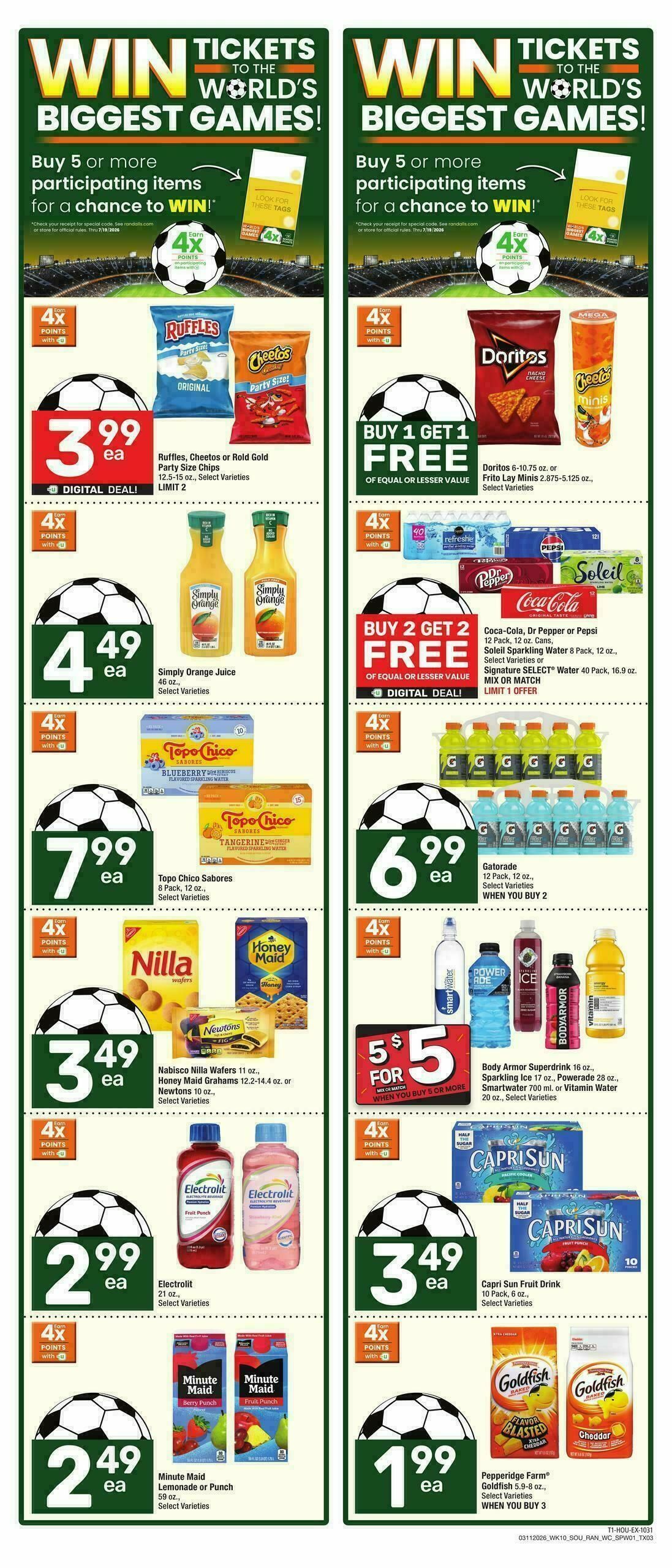 Randalls Weekly Ad from March 11