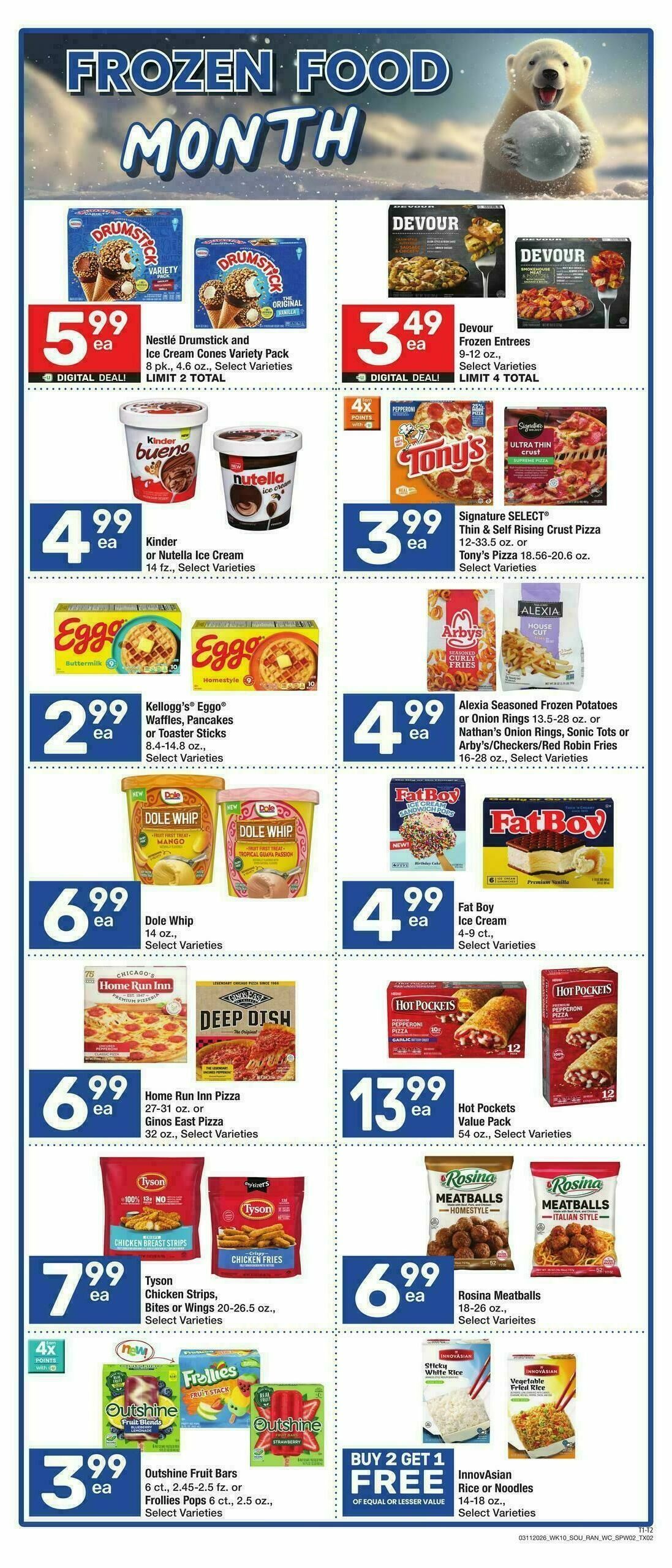 Randalls Weekly Ad from March 11