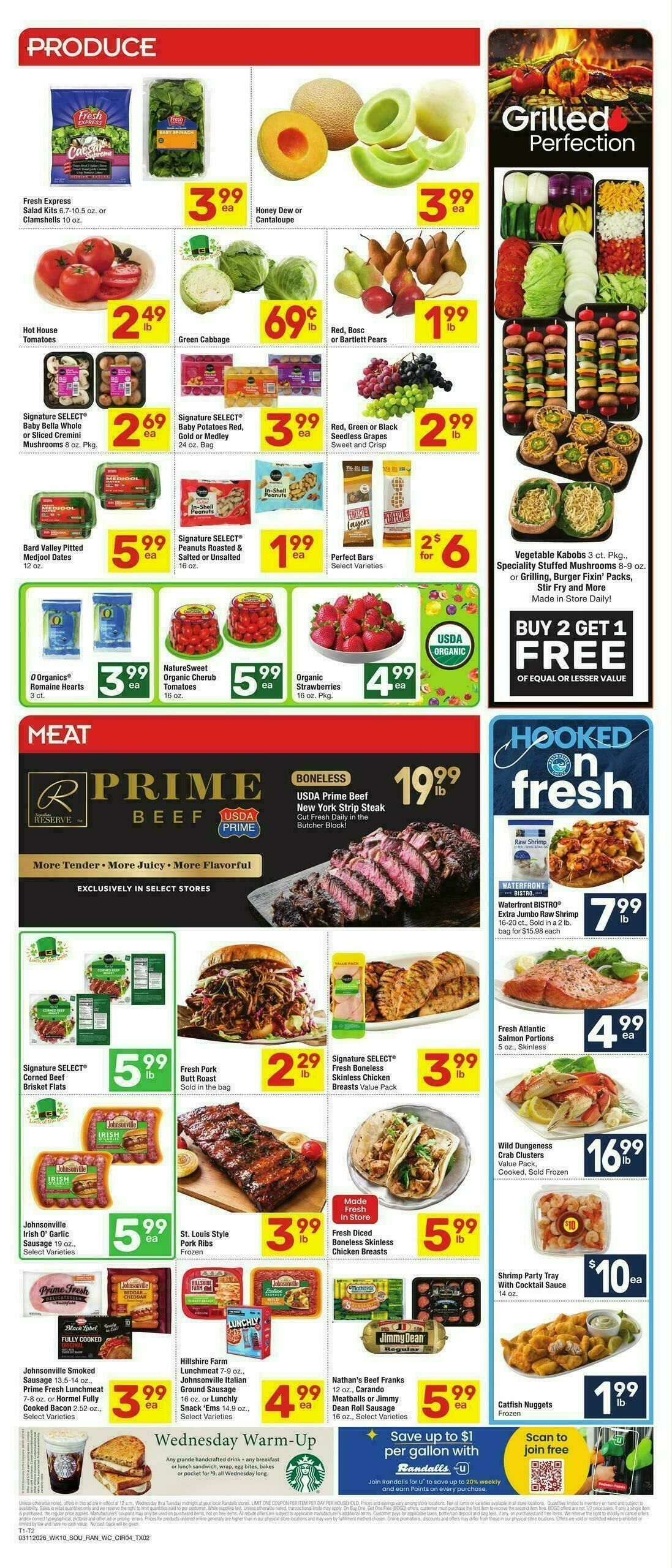 Randalls Weekly Ad from March 11