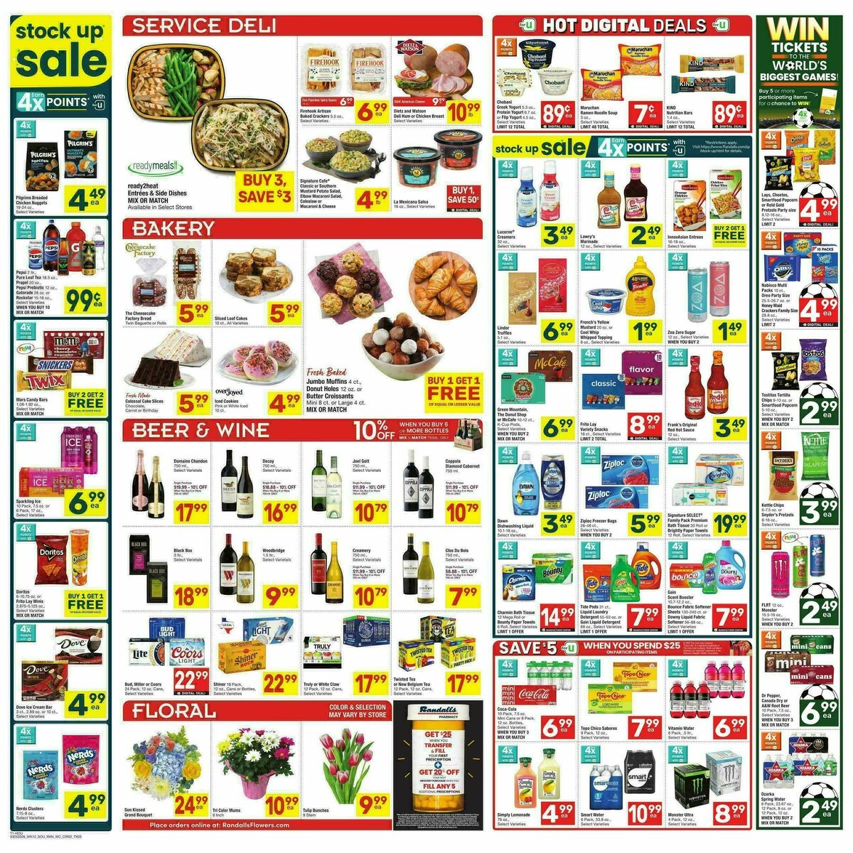 Randalls Weekly Ad from March 25