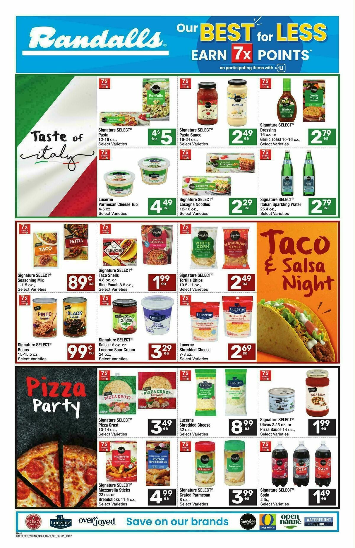 Randalls Weekly Ad from April 22