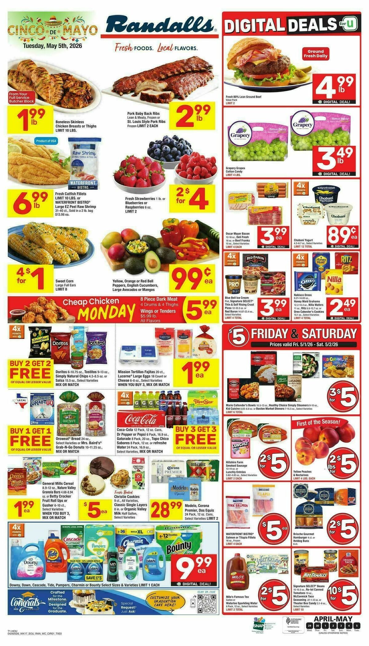 Randalls Weekly Ad from April 29