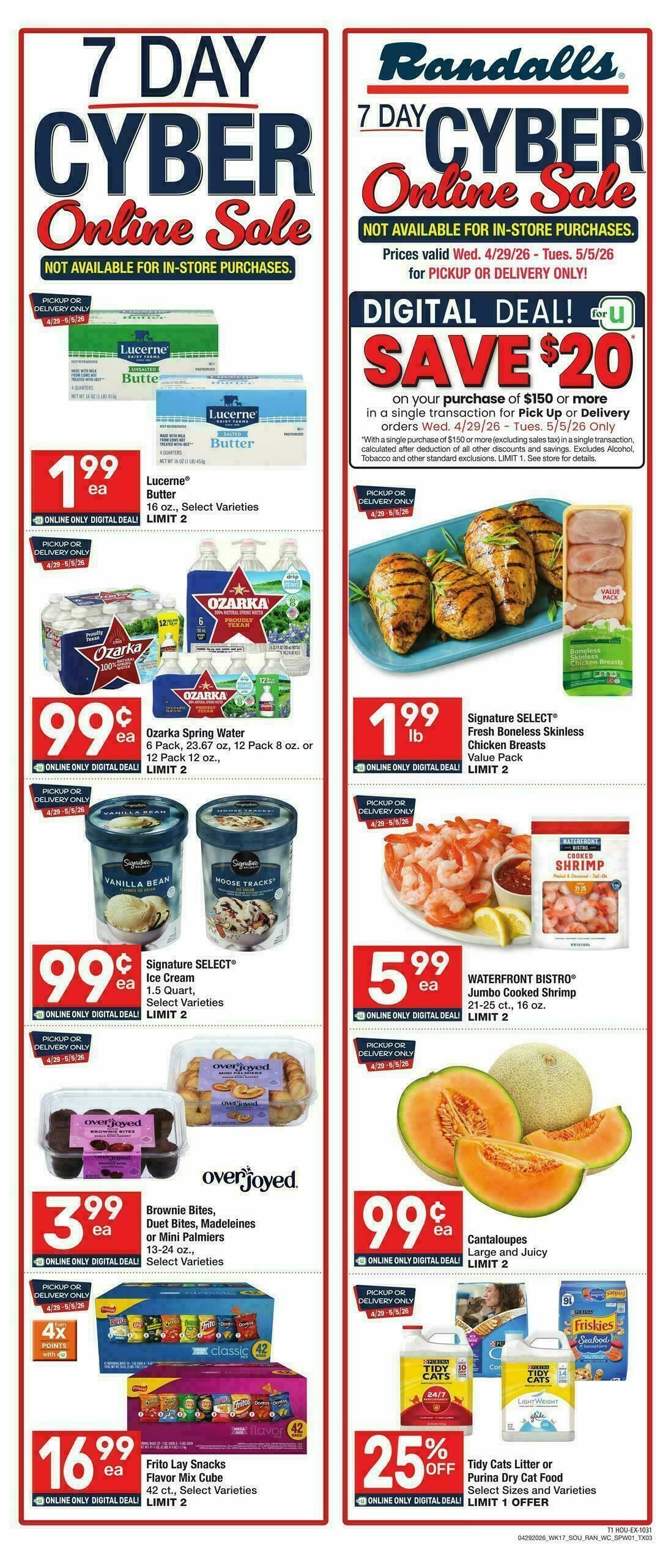 Randalls Weekly Ad from April 29
